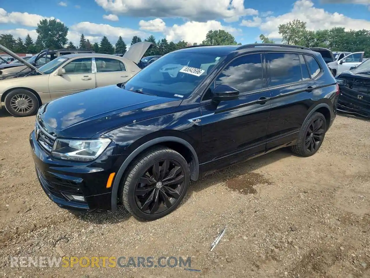 1 fotografías del automóvil dañado 3VV2B7AX2MM067498 VOLKSWAGEN TIGUAN 2021