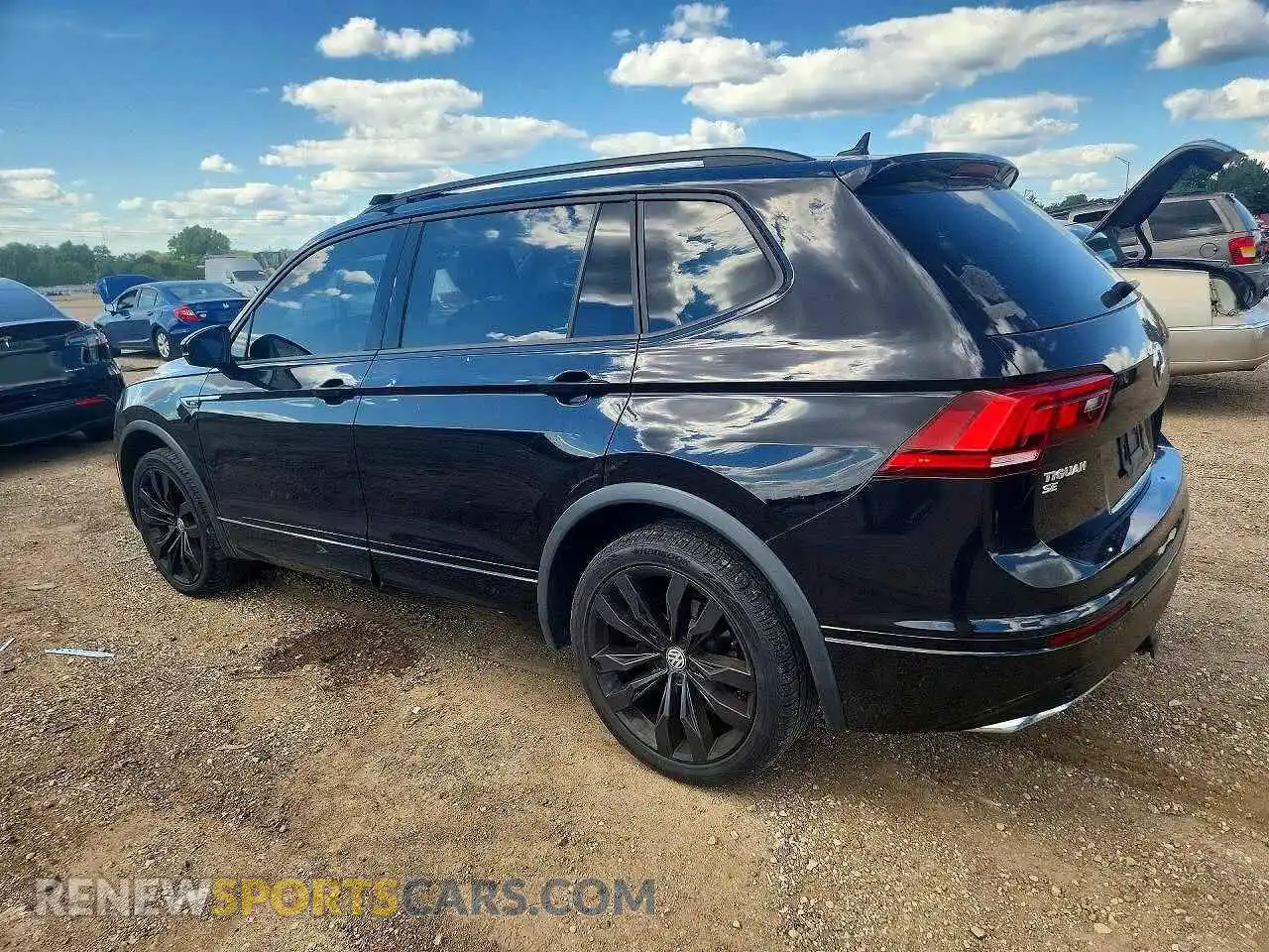 2 fotografías del automóvil dañado 3VV2B7AX2MM067498 VOLKSWAGEN TIGUAN 2021