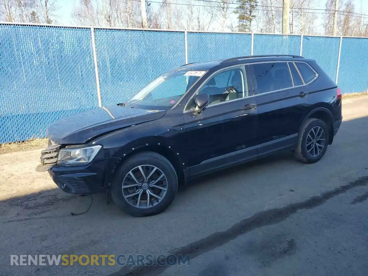 1 Photograph of a damaged car 3VV2B7AX2MM083572 VOLKSWAGEN TIGUAN 2021