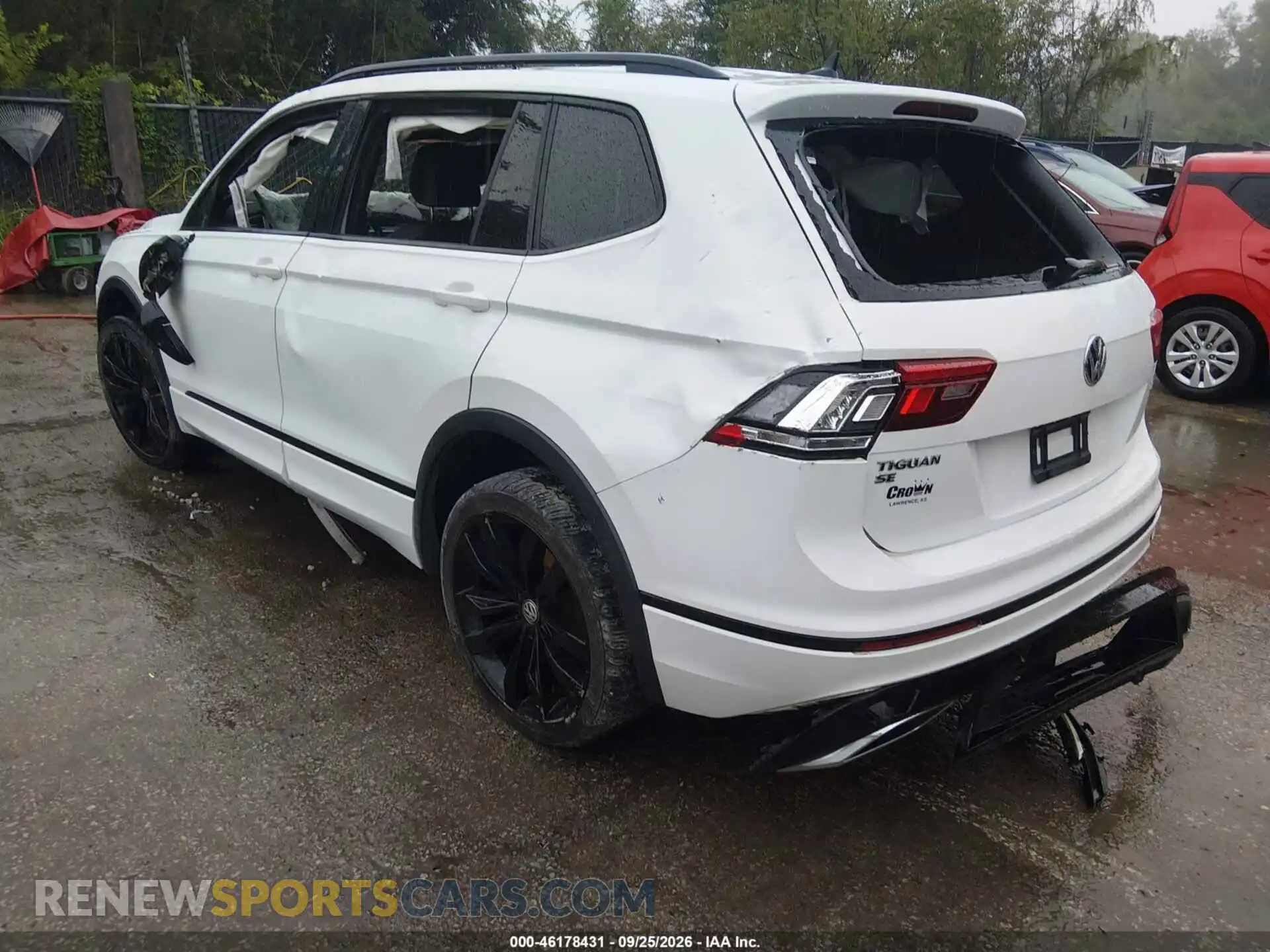 3 fotografías del automóvil dañado 3VV2B7AX2MM088450 VOLKSWAGEN TIGUAN 2021
