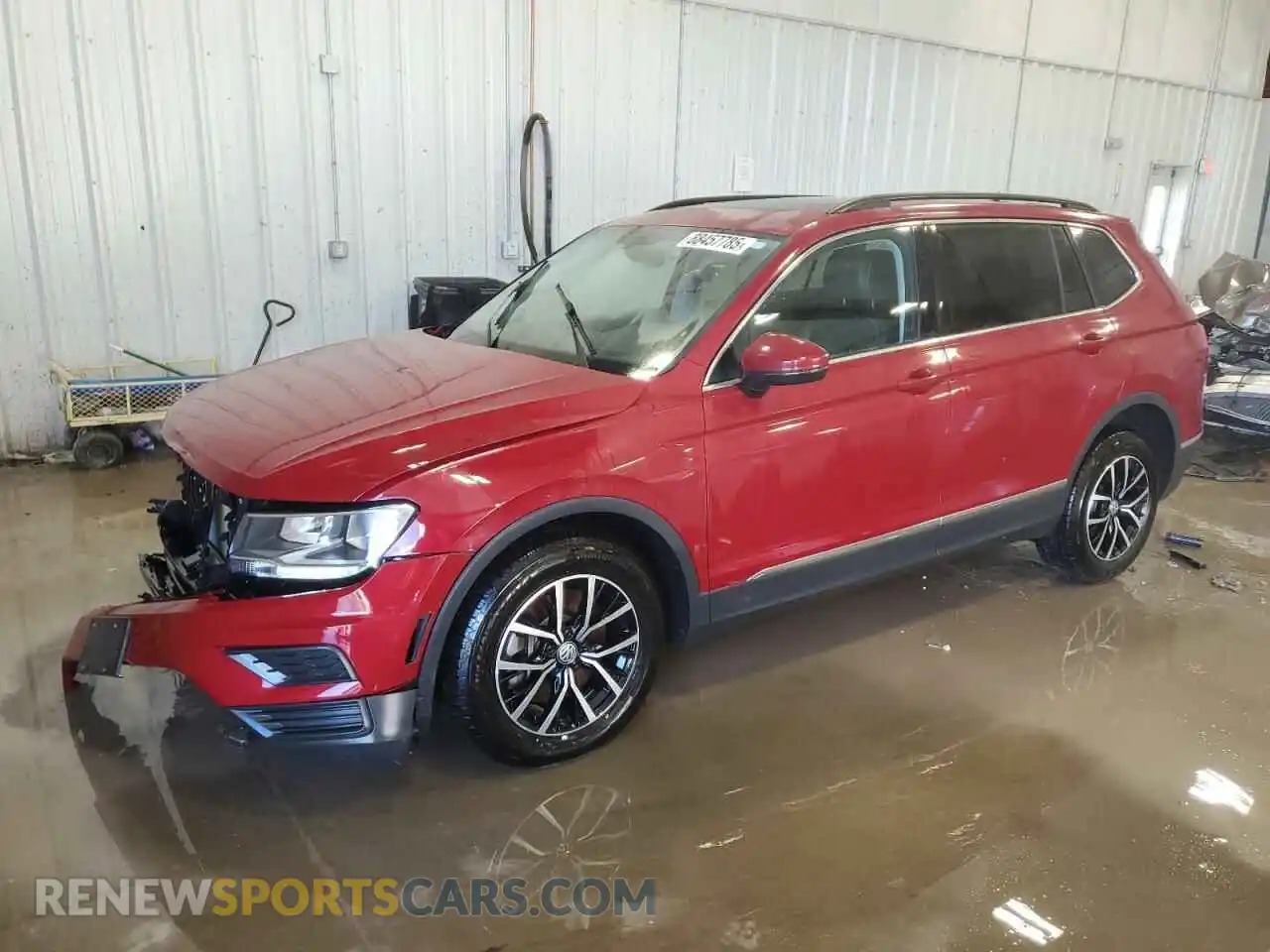 1 fotografías del automóvil dañado 3VV2B7AX2MM103853 VOLKSWAGEN TIGUAN 2021