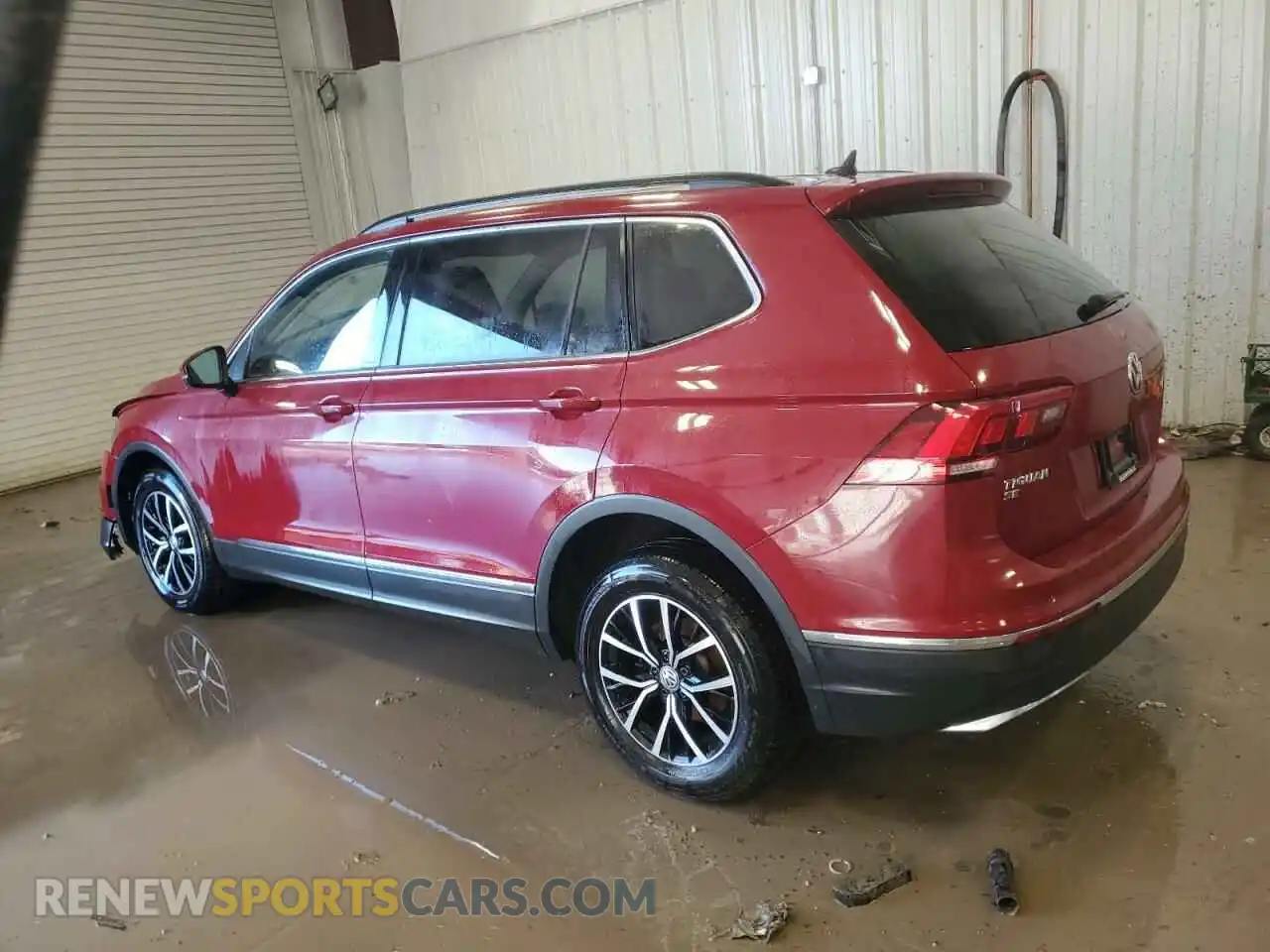 2 fotografías del automóvil dañado 3VV2B7AX2MM103853 VOLKSWAGEN TIGUAN 2021
