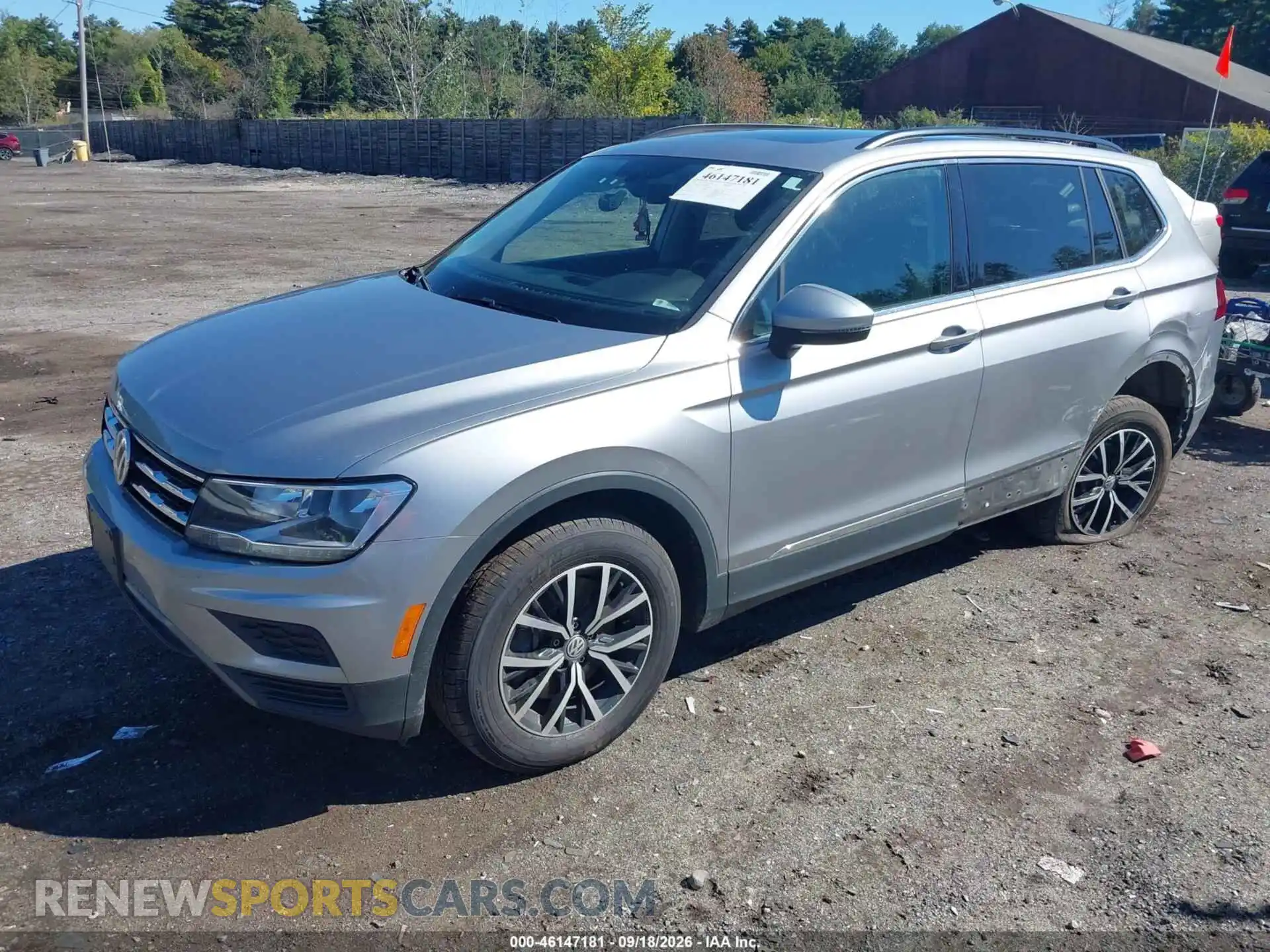 2 Фотография поврежденного автомобиля 3VV2B7AX3MM019962 VOLKSWAGEN TIGUAN 2021
