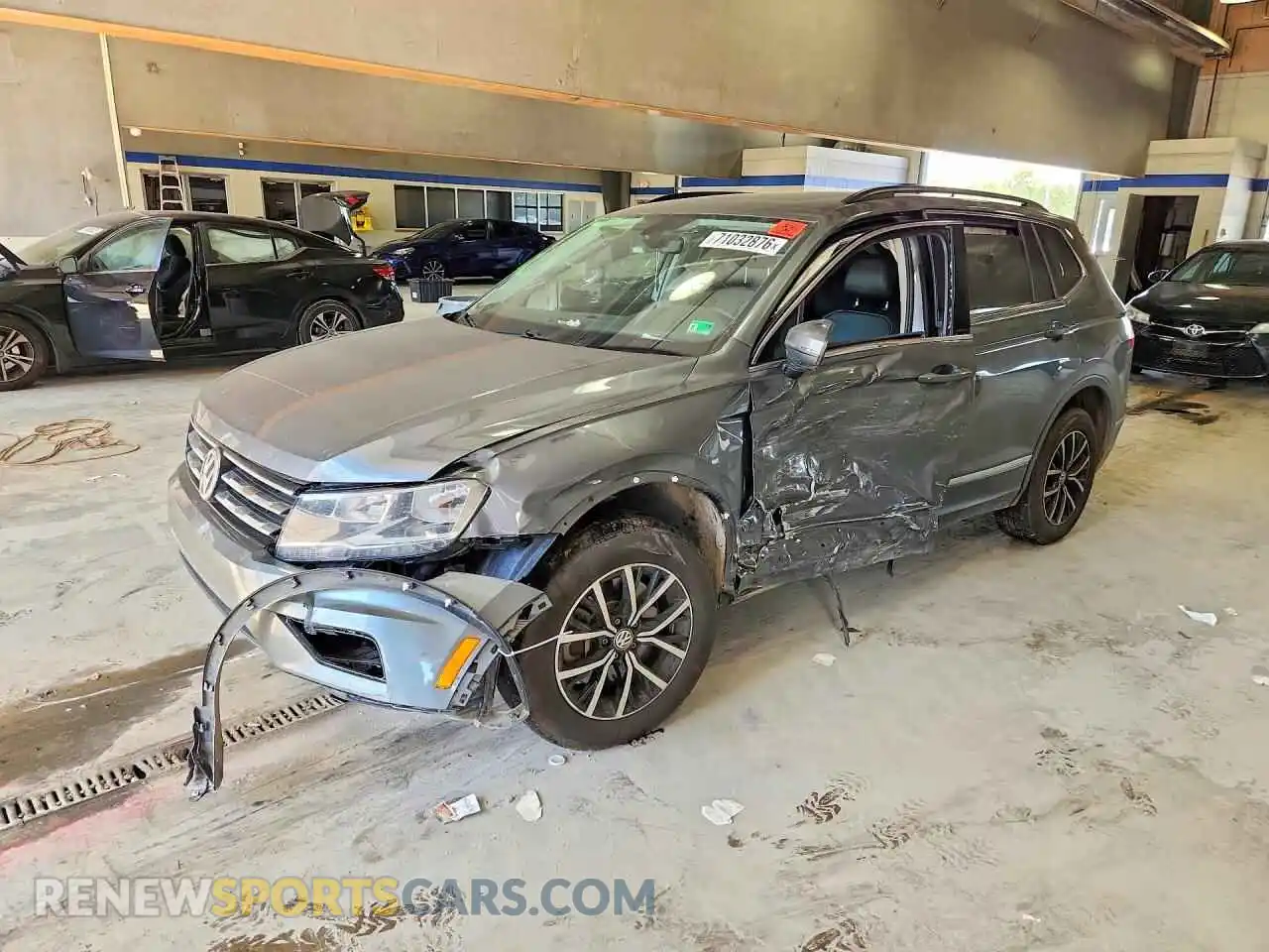 1 fotografías del automóvil dañado 3VV2B7AX3MM054744 VOLKSWAGEN TIGUAN 2021