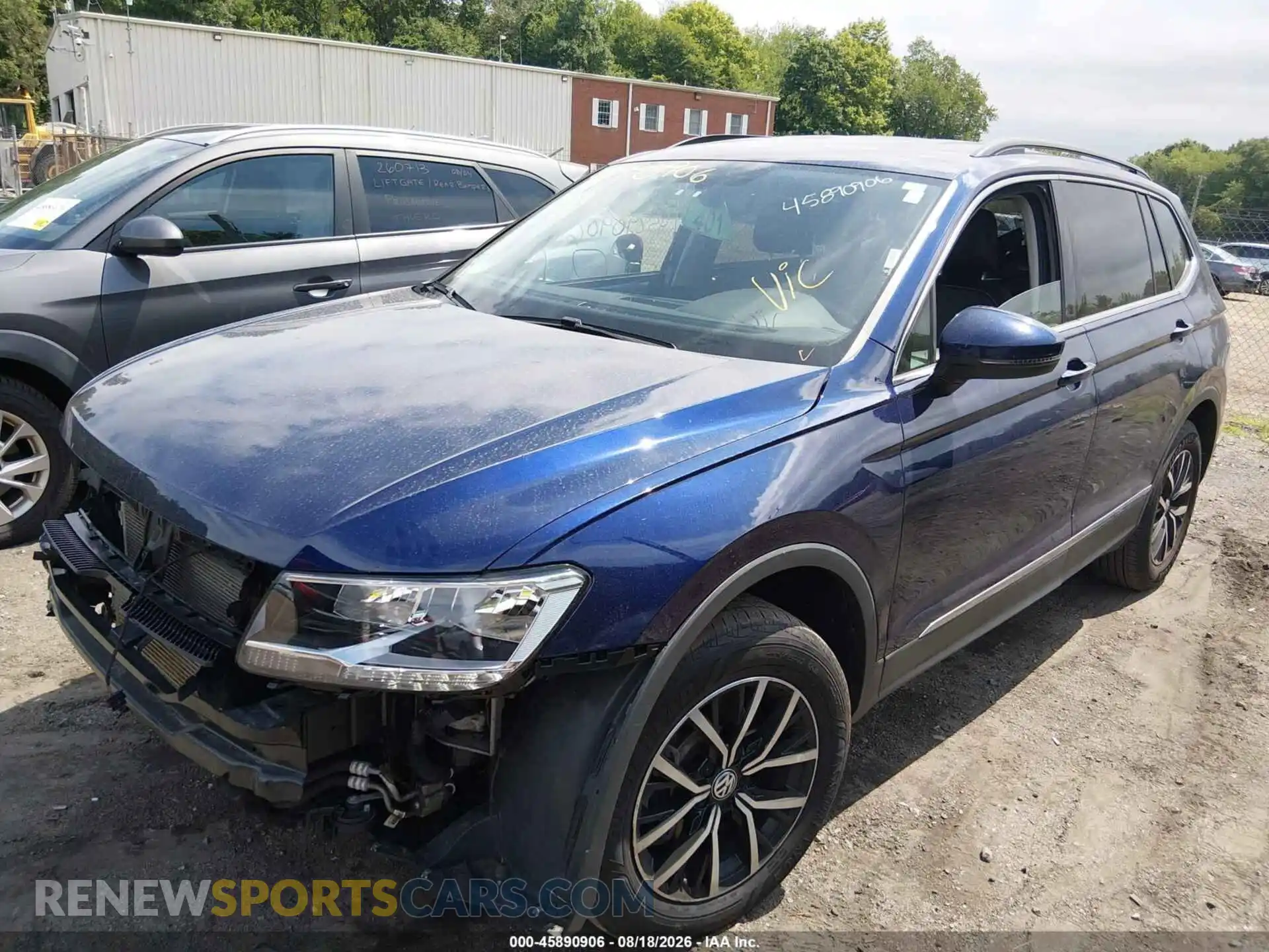 2 Фотография поврежденного автомобиля 3VV2B7AX5MM058567 VOLKSWAGEN TIGUAN 2021