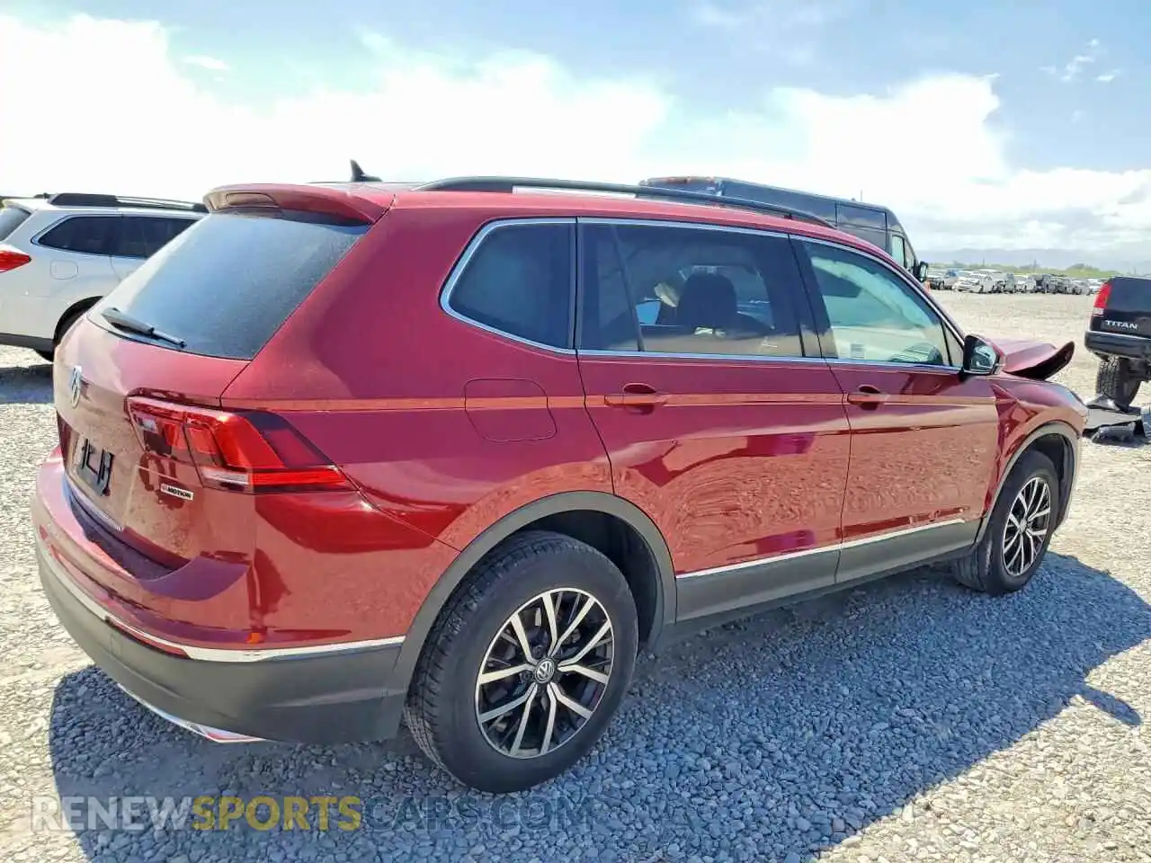 3 Photograph of a damaged car 3VV2B7AX6MM018286 VOLKSWAGEN TIGUAN 2021