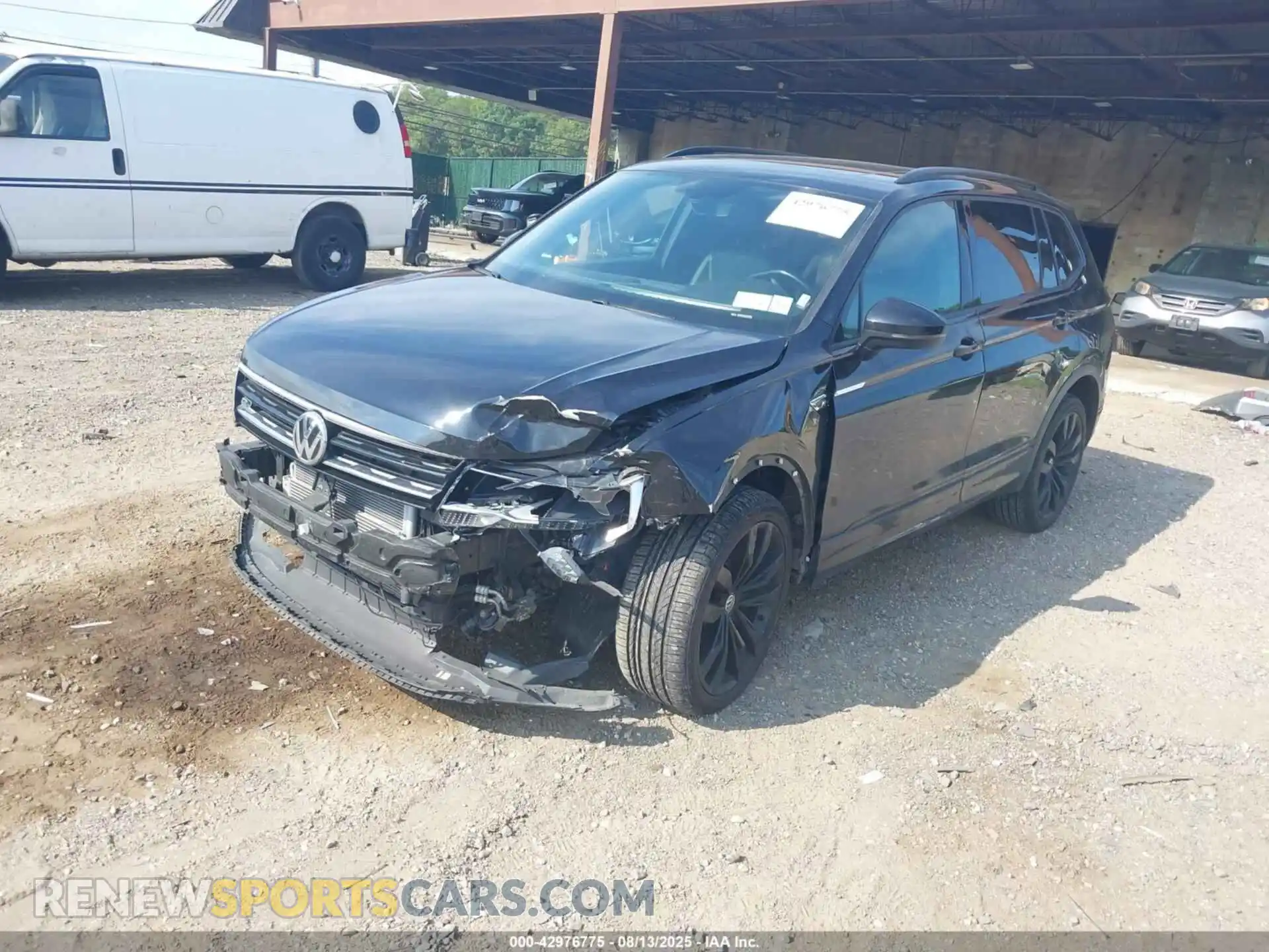 2 Фотография поврежденного автомобиля 3VV2B7AX6MM050901 VOLKSWAGEN TIGUAN 2021