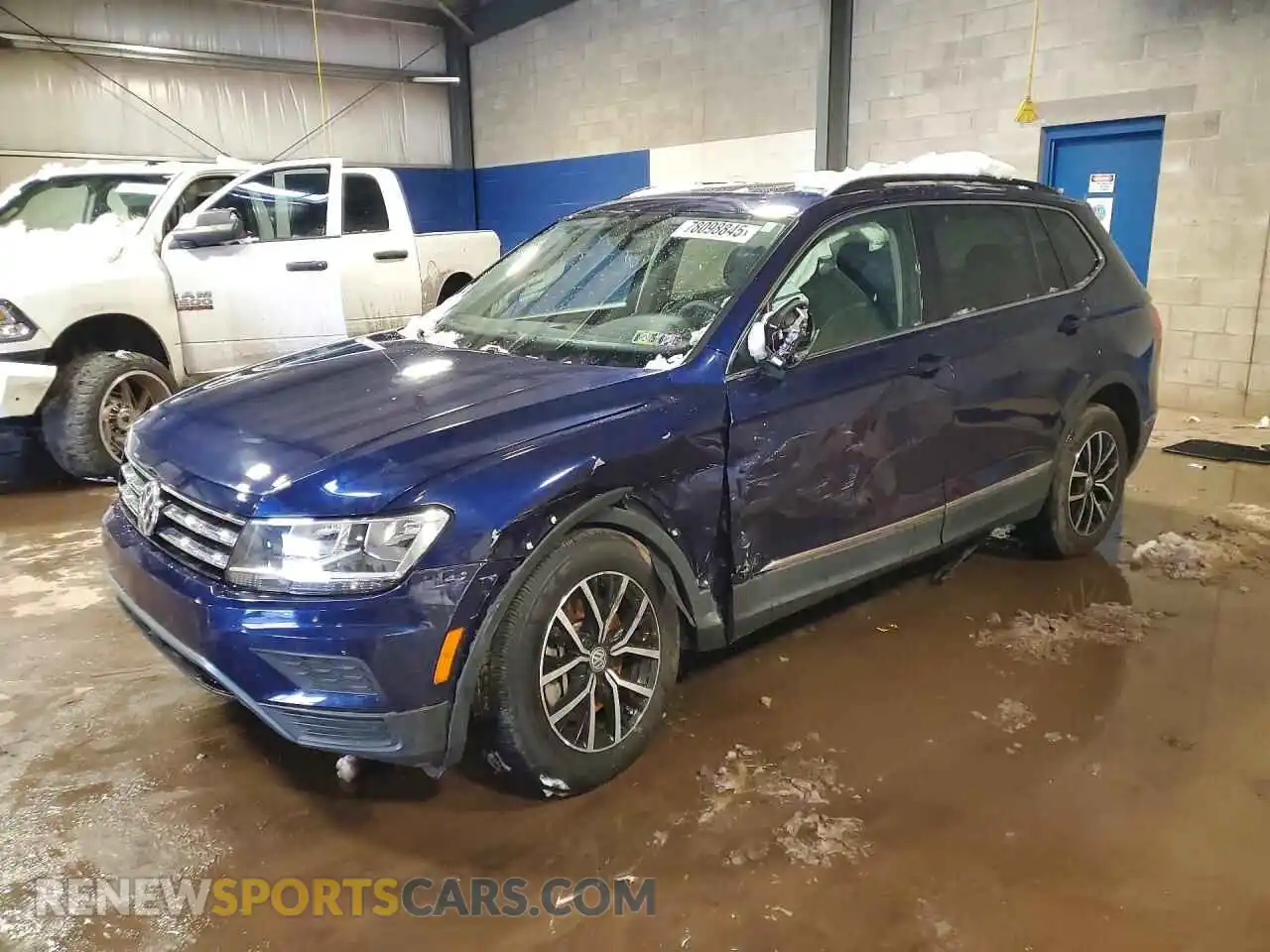 1 Photograph of a damaged car 3VV2B7AX6MM068248 VOLKSWAGEN TIGUAN 2021