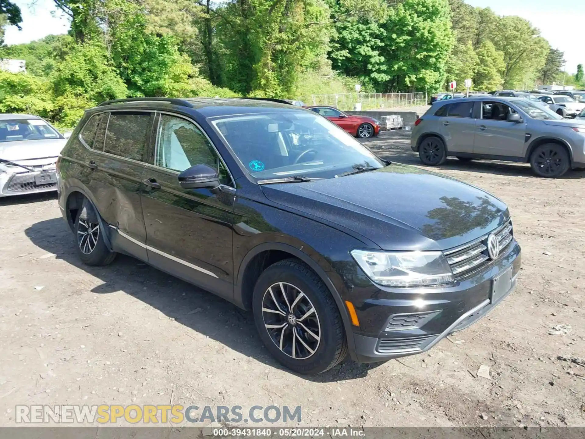 1 Photograph of a damaged car 3VV2B7AX6MM078634 VOLKSWAGEN TIGUAN 2021
