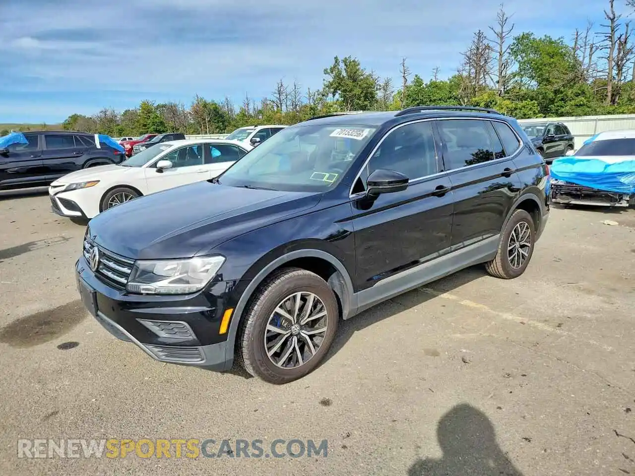 1 Photograph of a damaged car 3VV2B7AX7MM033718 VOLKSWAGEN TIGUAN 2021