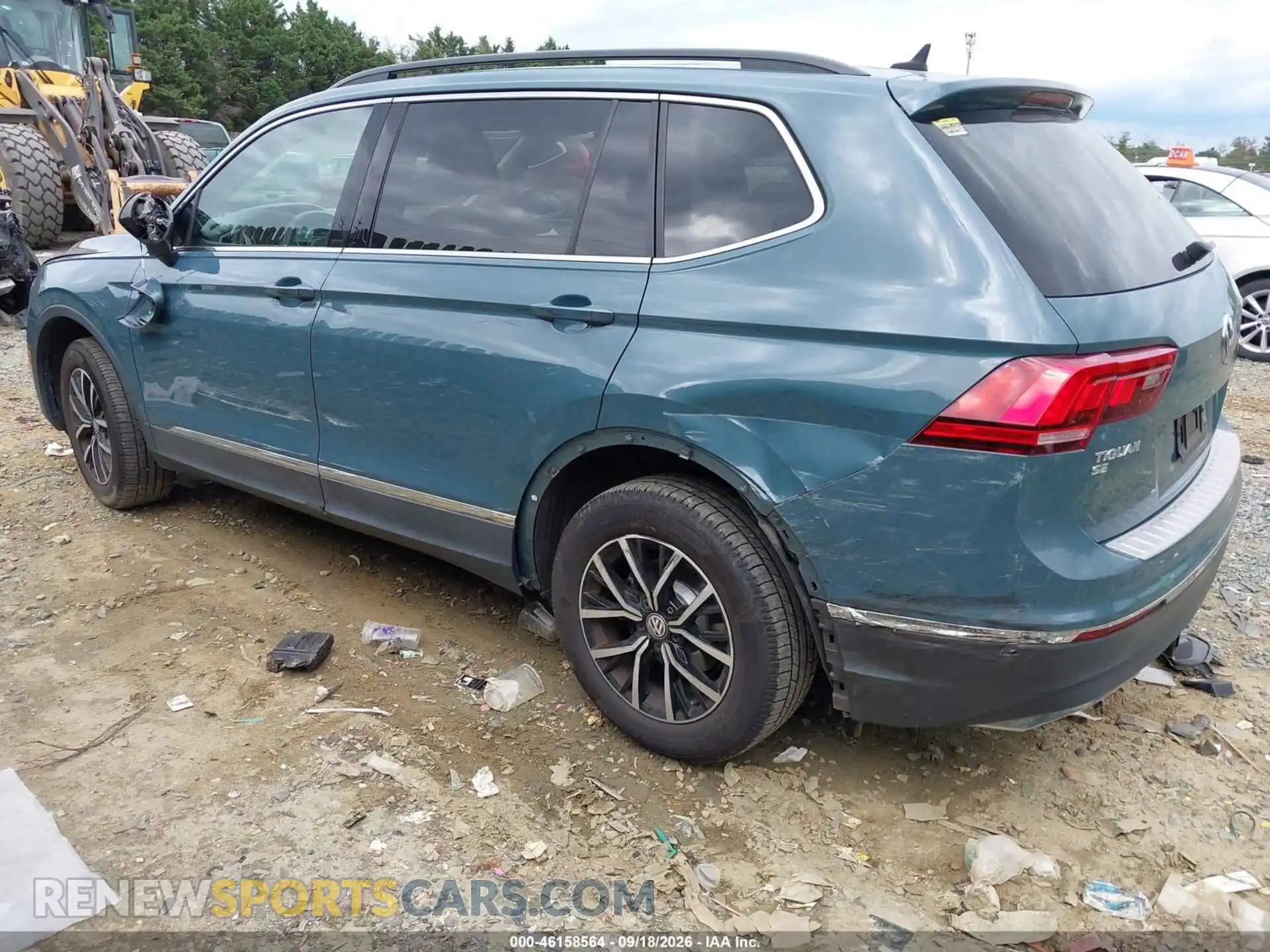 3 fotografías del automóvil dañado 3VV2B7AX7MM050633 VOLKSWAGEN TIGUAN 2021
