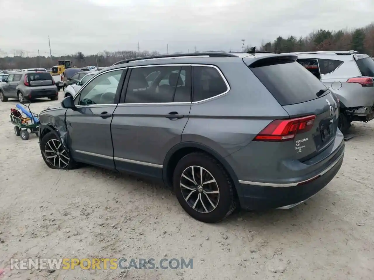2 fotografías del automóvil dañado 3VV2B7AX7MM116517 VOLKSWAGEN TIGUAN 2021