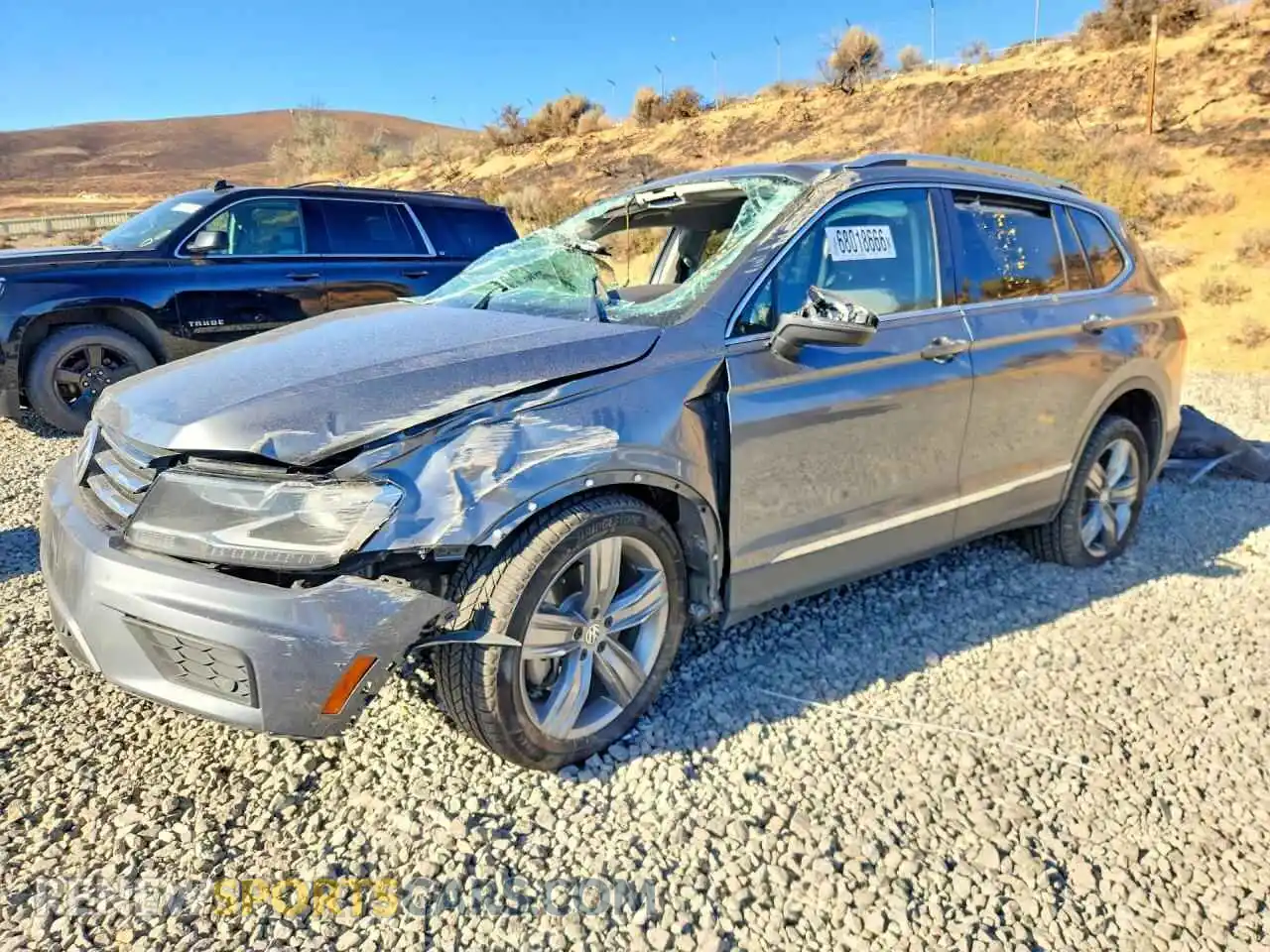 1 Photograph of a damaged car 3VV2B7AX8MM012537 VOLKSWAGEN TIGUAN 2021