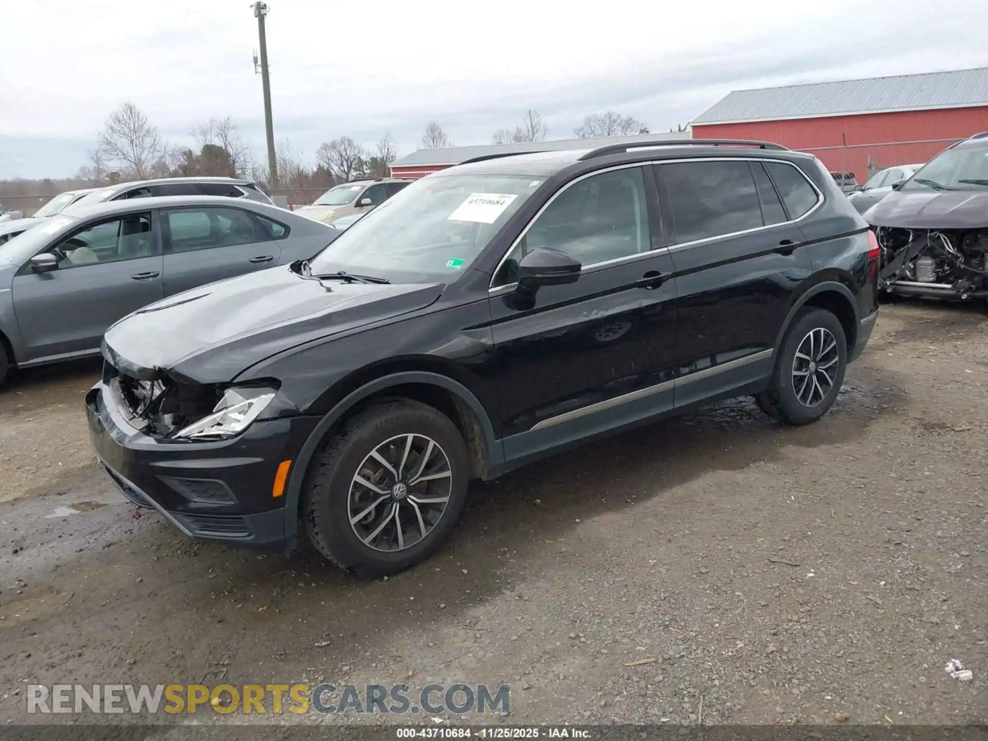 2 Photograph of a damaged car 3VV2B7AX8MM077906 VOLKSWAGEN TIGUAN 2021