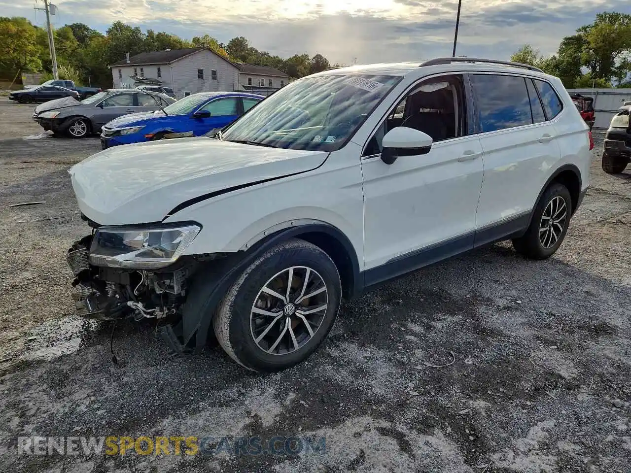 1 Photograph of a damaged car 3VV2B7AX8MM146237 VOLKSWAGEN TIGUAN 2021