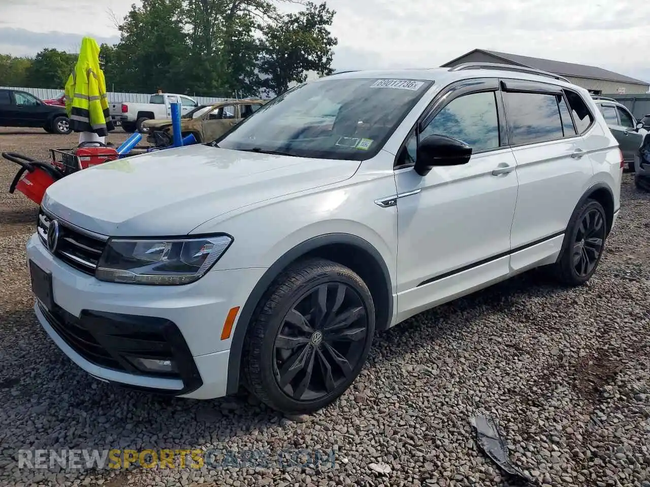 1 fotografías del automóvil dañado 3VV2B7AX9MM030187 VOLKSWAGEN TIGUAN 2021
