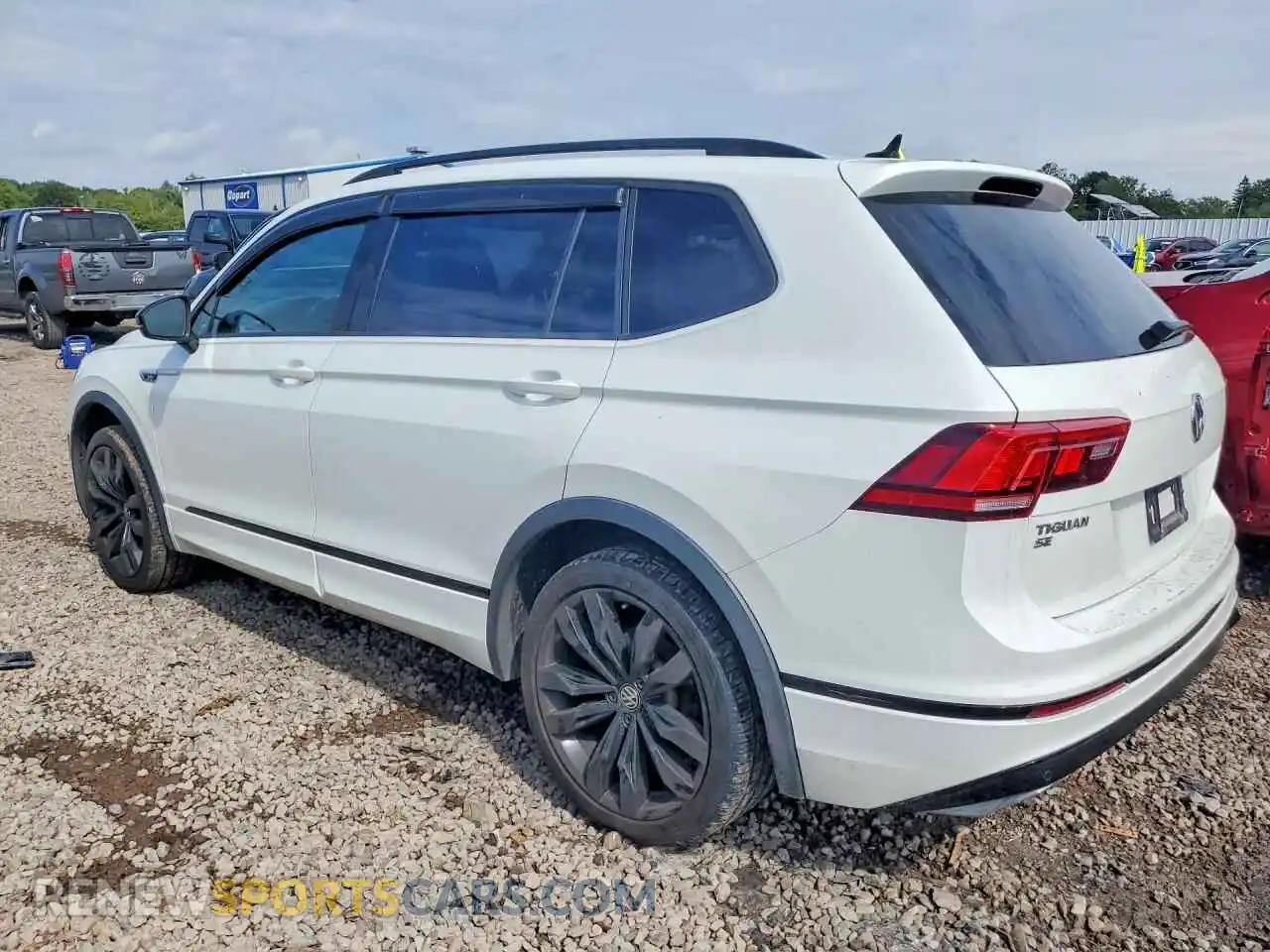2 fotografías del automóvil dañado 3VV2B7AX9MM030187 VOLKSWAGEN TIGUAN 2021