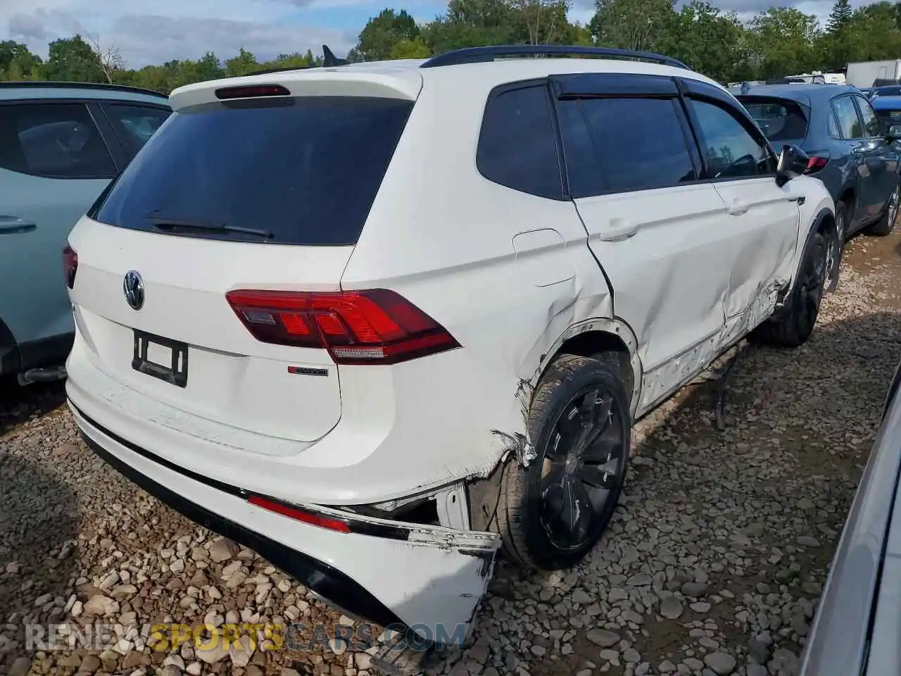 3 fotografías del automóvil dañado 3VV2B7AX9MM030187 VOLKSWAGEN TIGUAN 2021