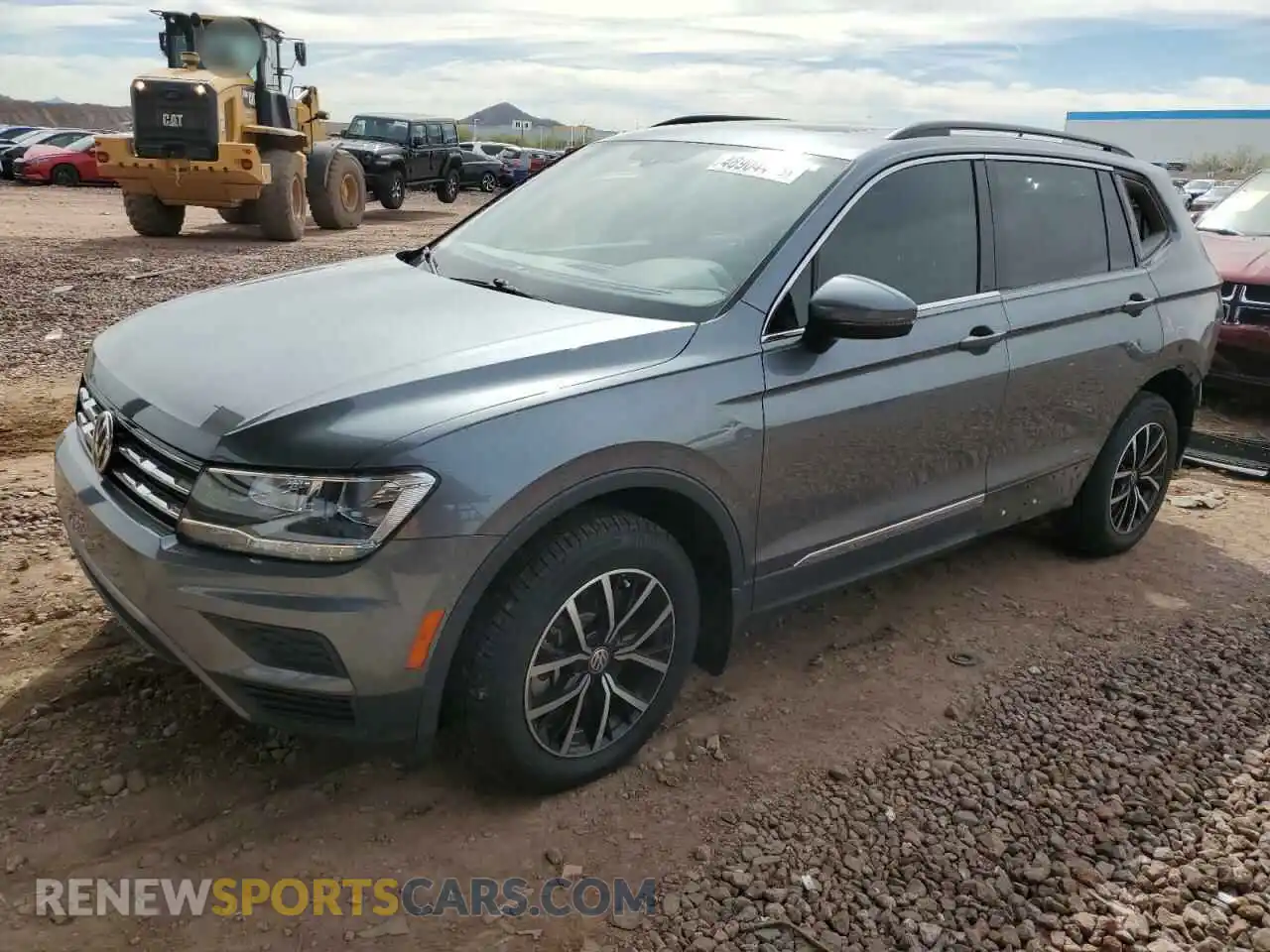 1 Photograph of a damaged car 3VV3B7AX0MM128450 VOLKSWAGEN TIGUAN 2021