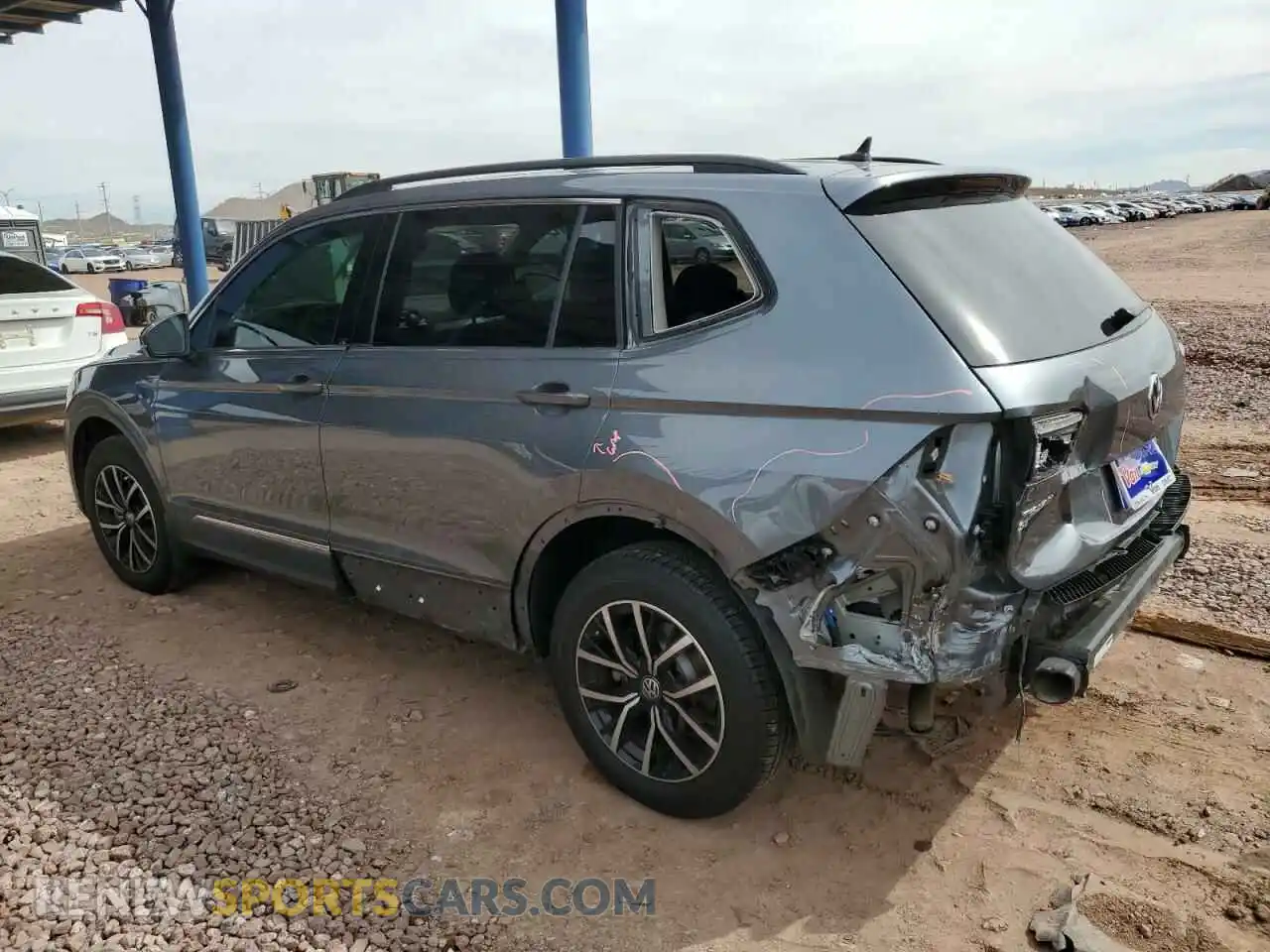 2 Photograph of a damaged car 3VV3B7AX0MM128450 VOLKSWAGEN TIGUAN 2021