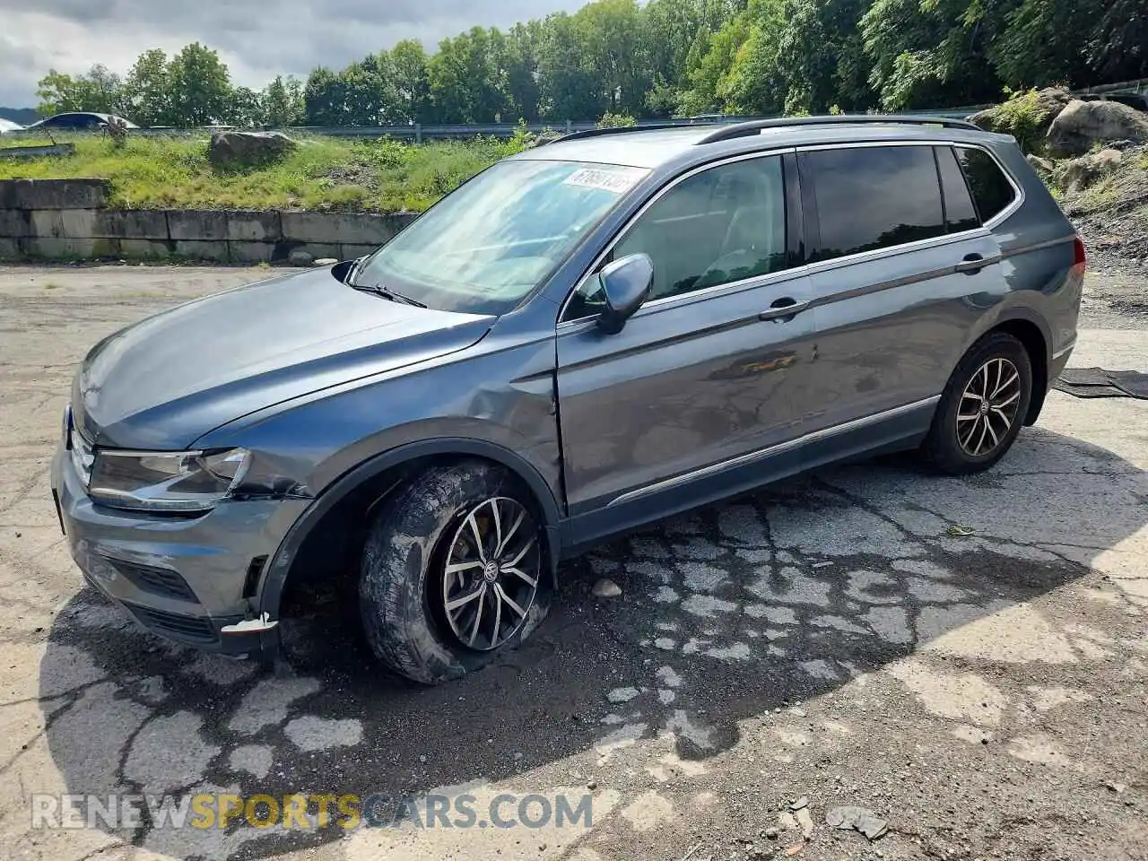 1 fotografías del automóvil dañado 3VV3B7AX1MM110054 VOLKSWAGEN TIGUAN 2021