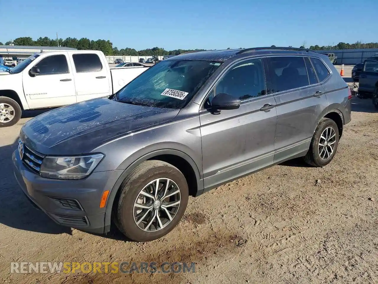 1 Photograph of a damaged car 3VV3B7AX2MM123735 VOLKSWAGEN TIGUAN 2021