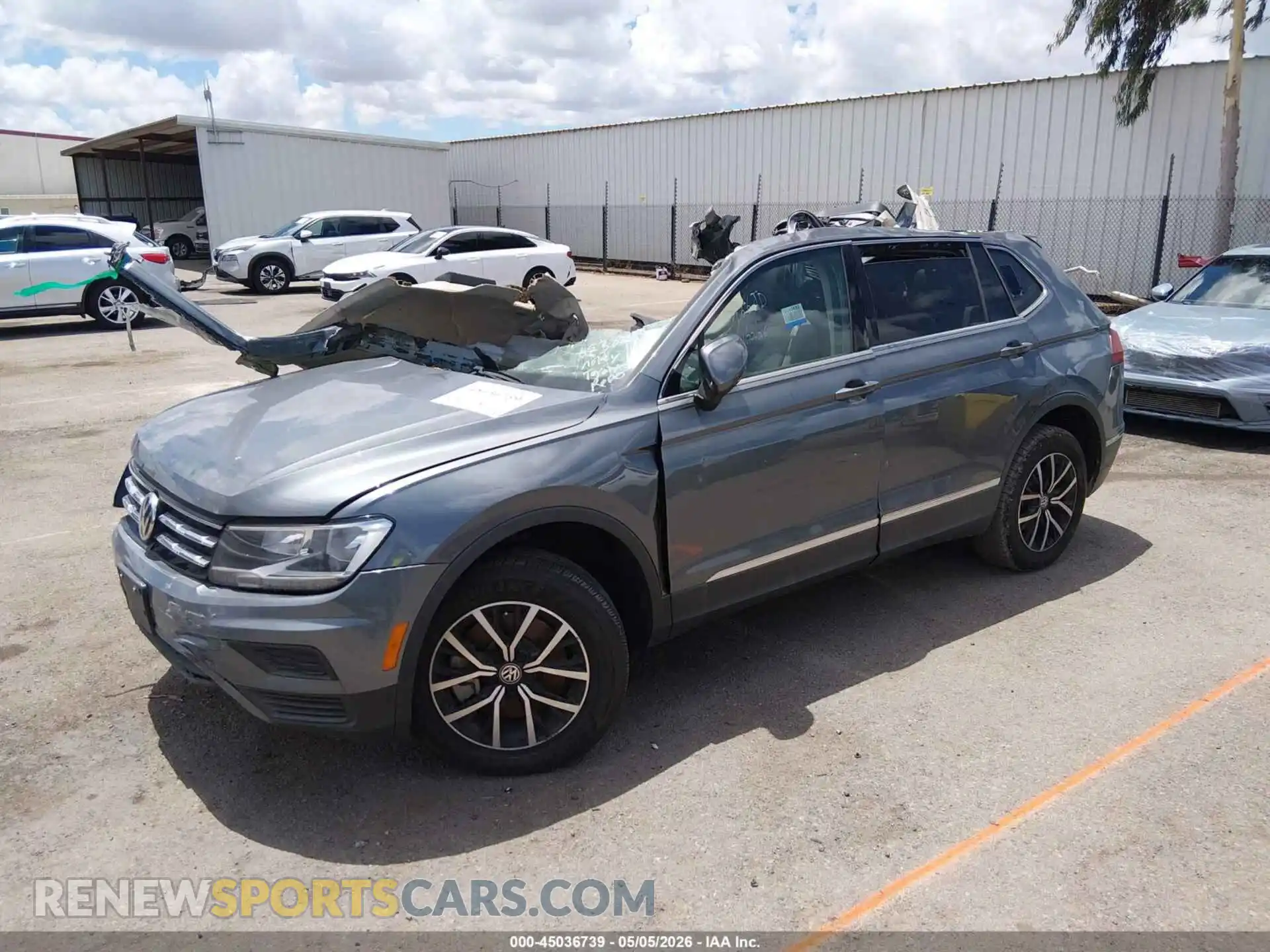 2 Photograph of a damaged car 3VV3B7AX3MM053825 VOLKSWAGEN TIGUAN 2021