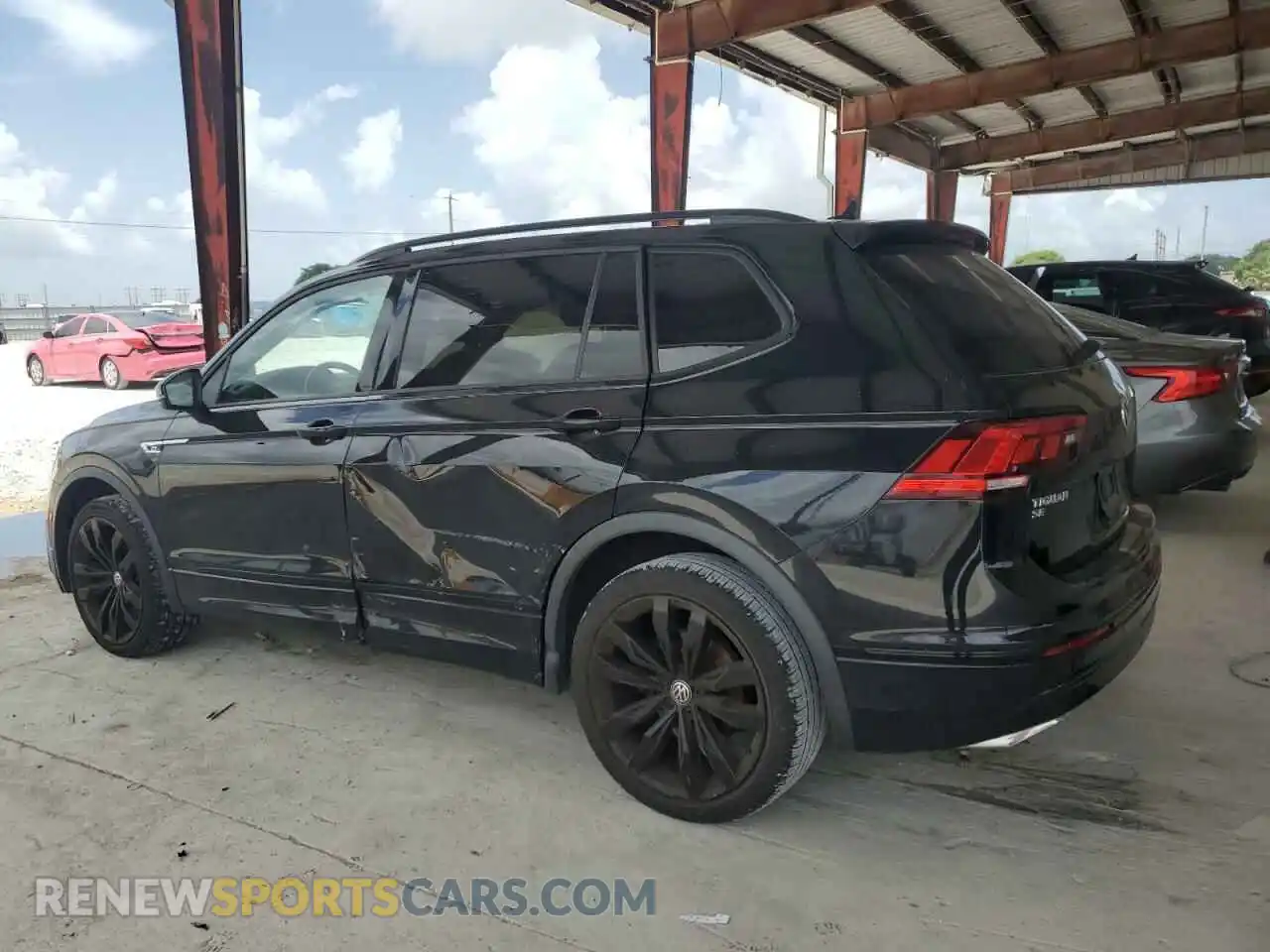 2 Photograph of a damaged car 3VV3B7AX4MM095257 VOLKSWAGEN TIGUAN 2021