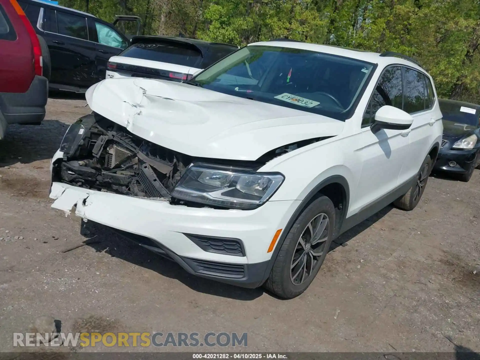 2 Фотография поврежденного автомобиля 3VV3B7AX5MM004593 VOLKSWAGEN TIGUAN 2021