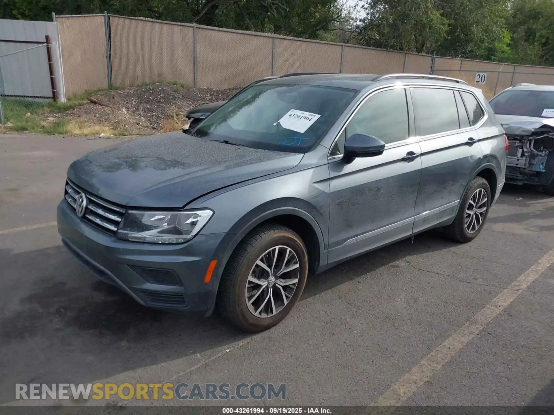 2 Photograph of a damaged car 3VV3B7AX5MM124796 VOLKSWAGEN TIGUAN 2021