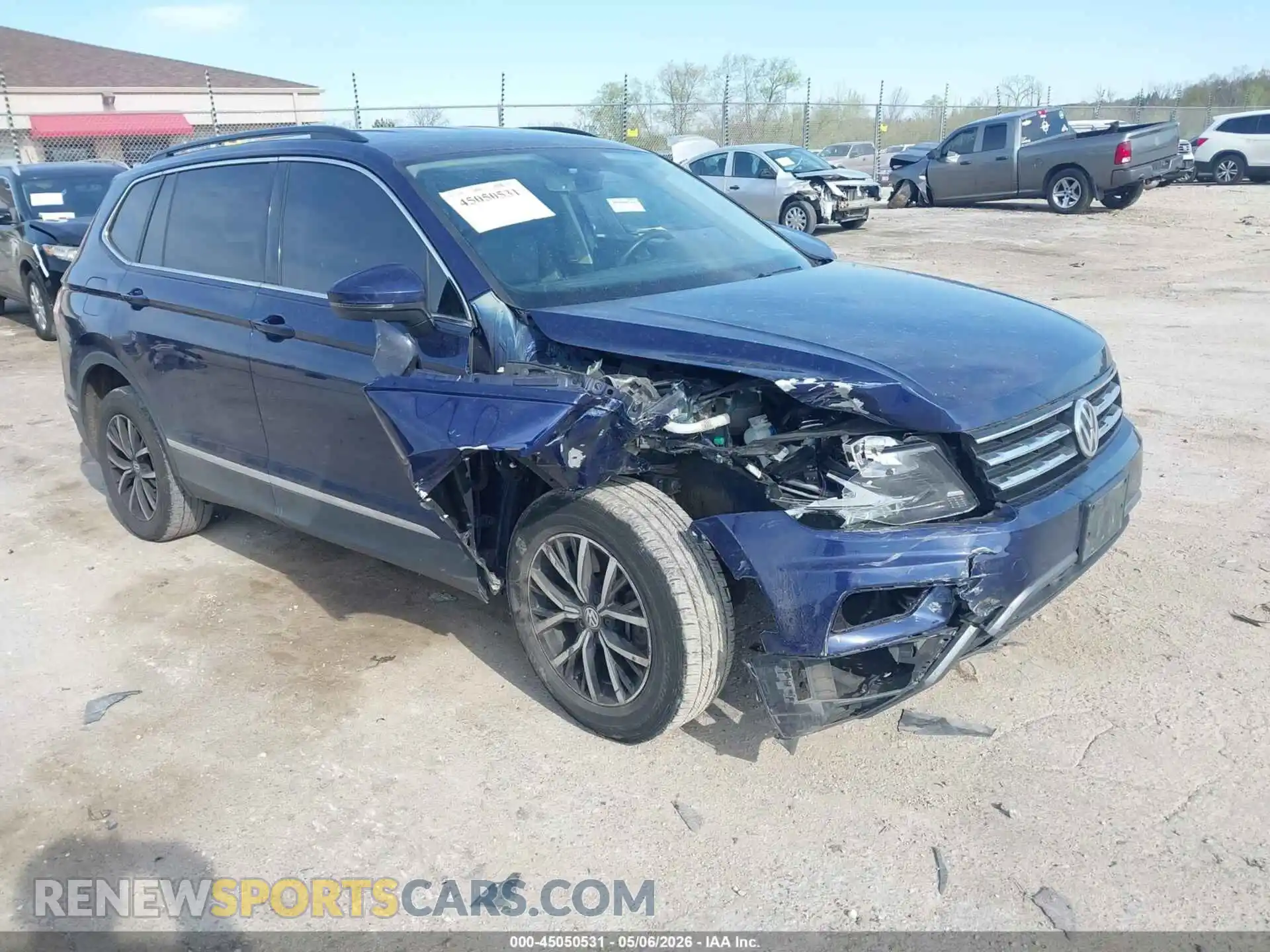 1 Photograph of a damaged car 3VV3B7AX6MM027641 VOLKSWAGEN TIGUAN 2021