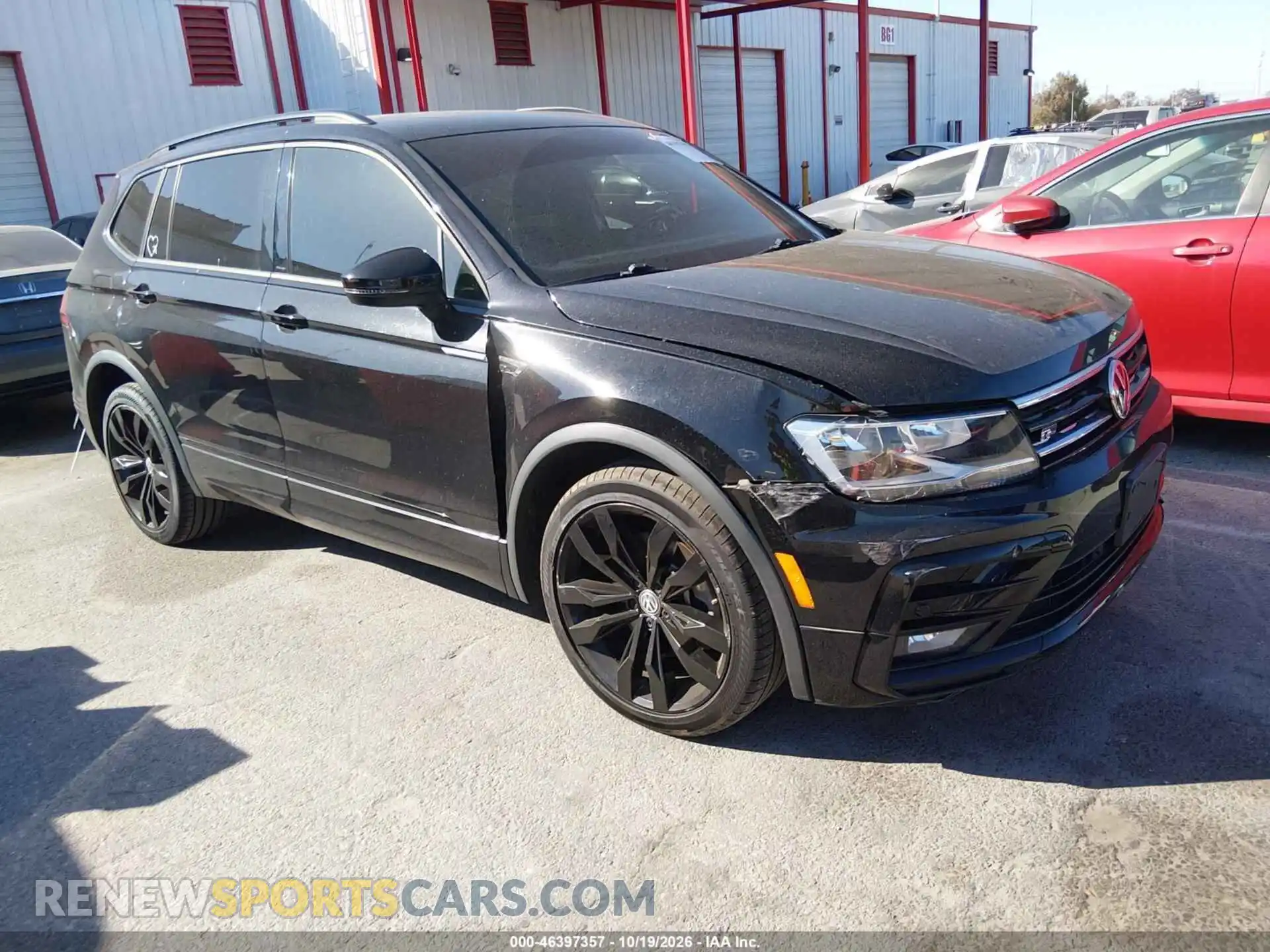 1 Photograph of a damaged car 3VV3B7AX7MM000822 VOLKSWAGEN TIGUAN 2021