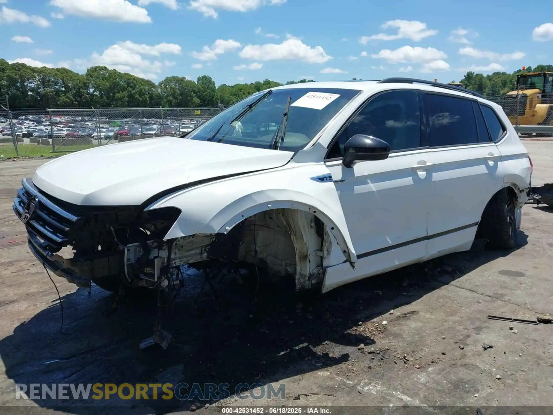 2 Фотография поврежденного автомобиля 3VV3B7AX7MM098170 VOLKSWAGEN TIGUAN 2021