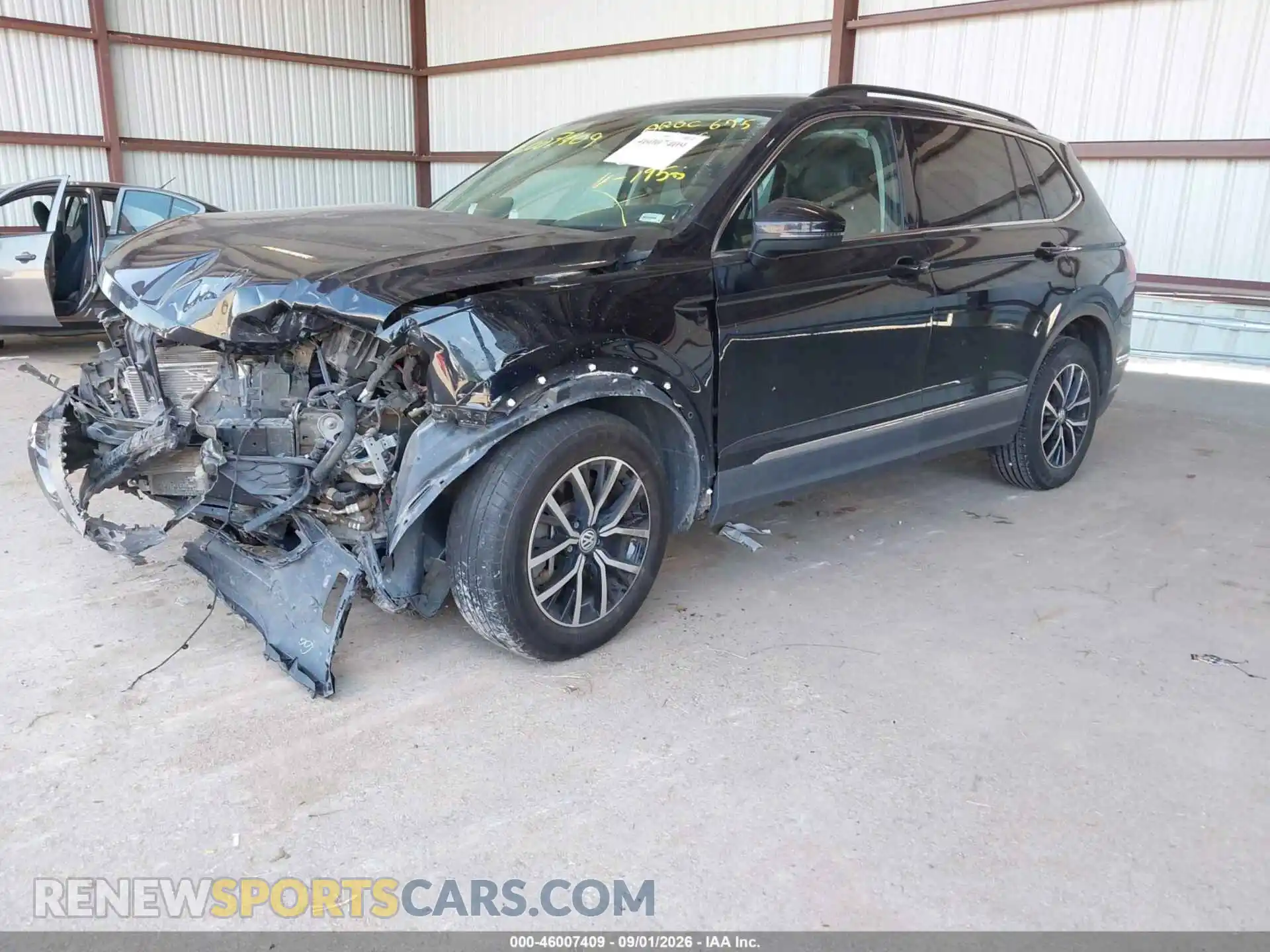 2 Photograph of a damaged car 3VV3B7AX7MM099156 VOLKSWAGEN TIGUAN 2021