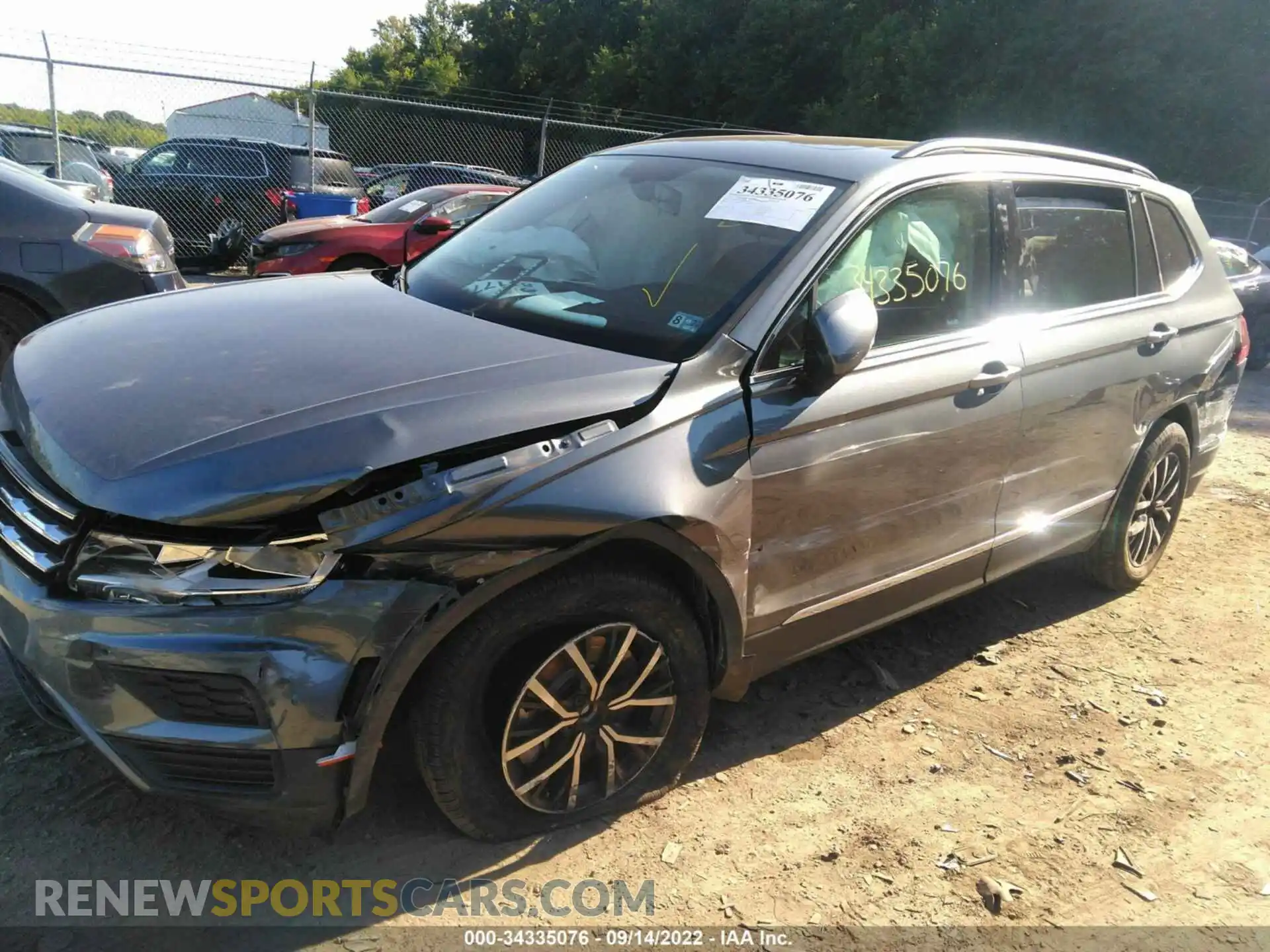 2 Photograph of a damaged car 3VV3B7AX8MM050709 VOLKSWAGEN TIGUAN 2021