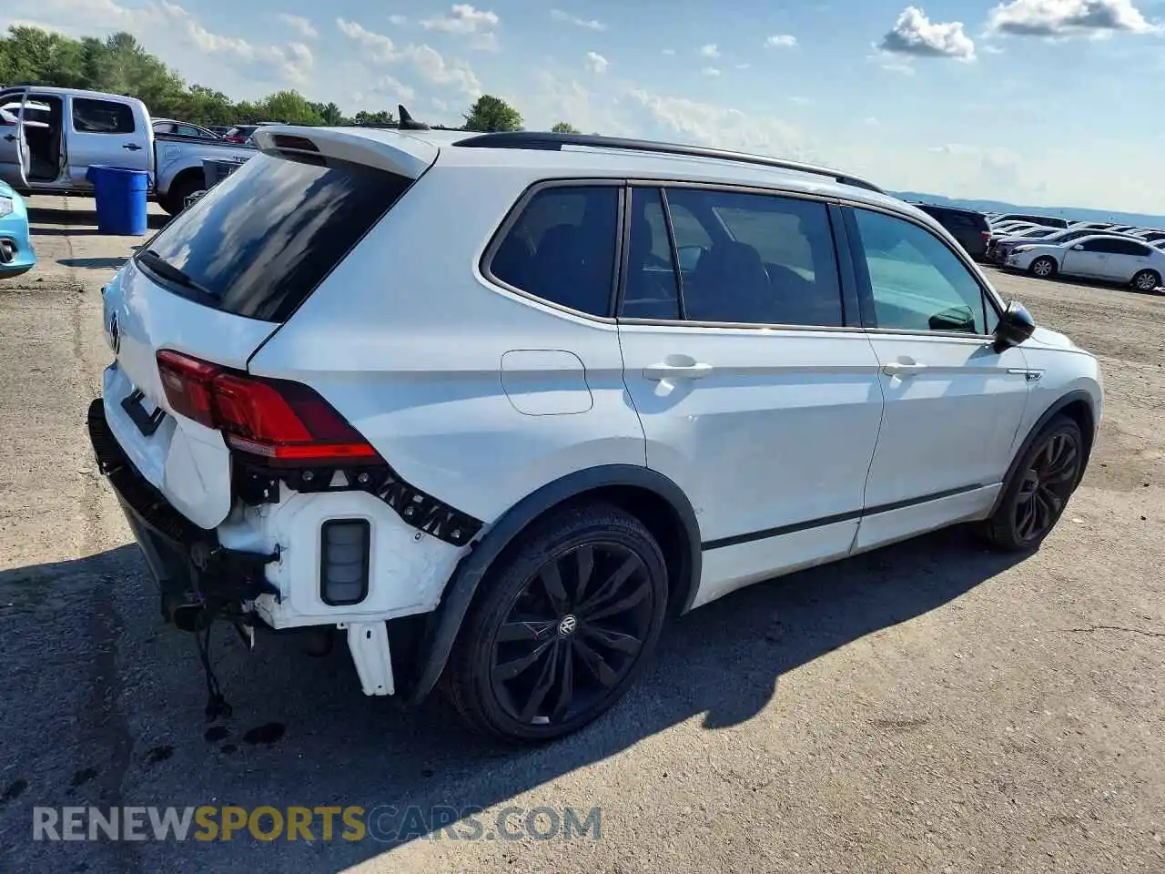 3 fotografías del automóvil dañado 3VV3B7AX9MM005844 VOLKSWAGEN TIGUAN 2021