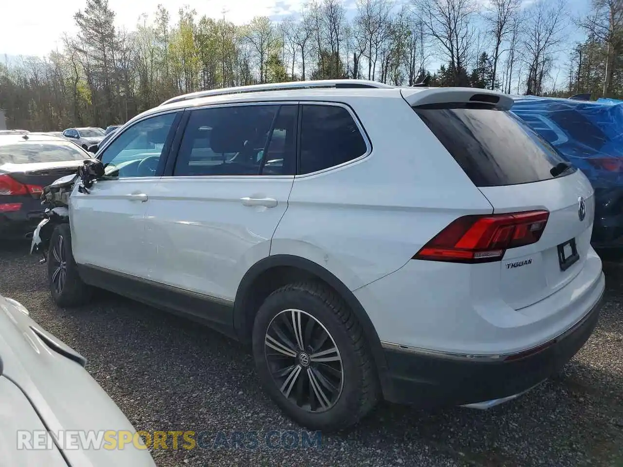 2 Photograph of a damaged car 3VV4B7AX1MM048062 VOLKSWAGEN TIGUAN 2021