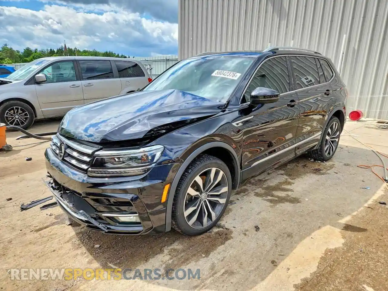 1 fotografías del automóvil dañado 3VV4B7AX9MM044907 VOLKSWAGEN TIGUAN 2021