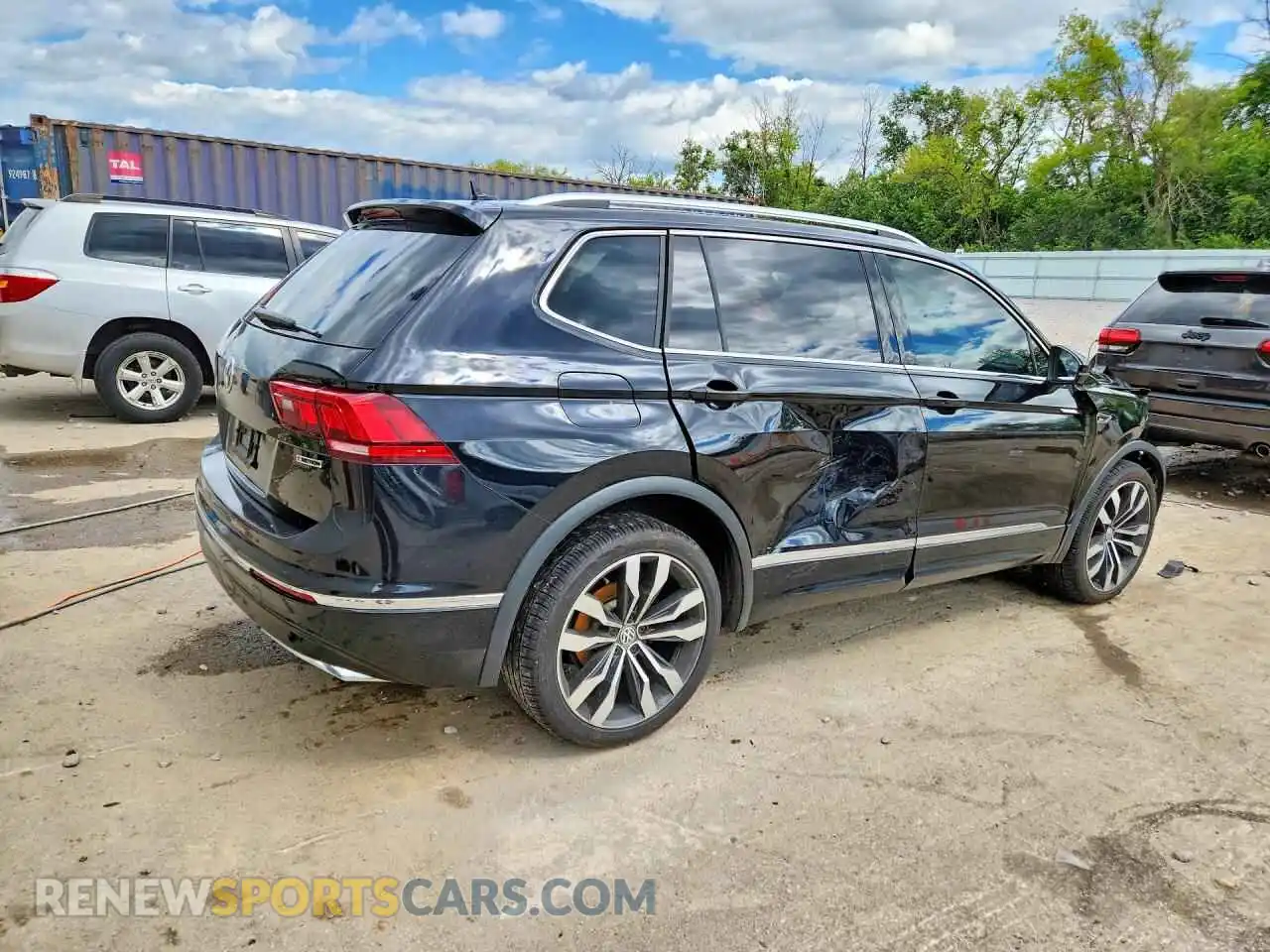 3 fotografías del automóvil dañado 3VV4B7AX9MM044907 VOLKSWAGEN TIGUAN 2021