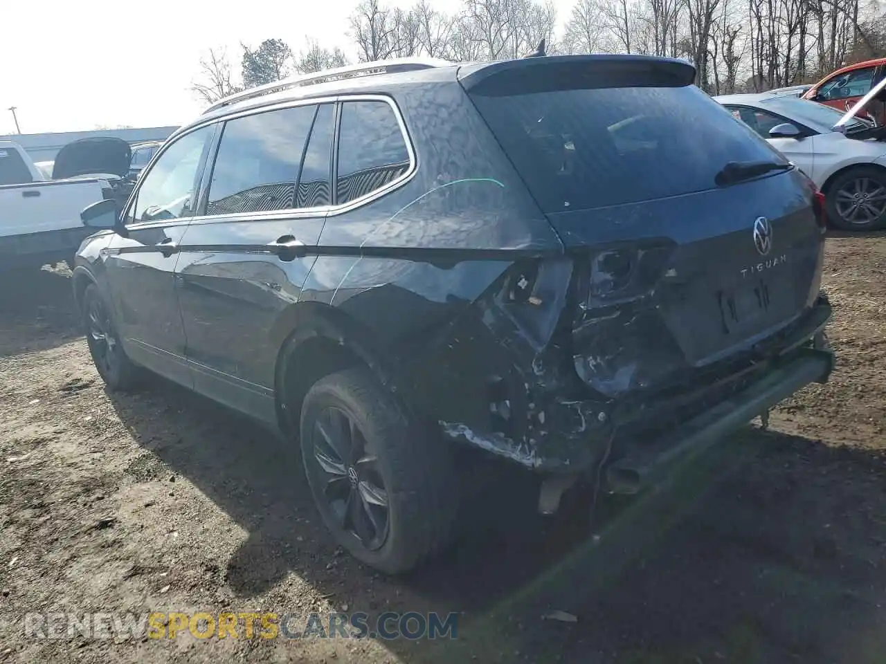 2 Photograph of a damaged car 3VV3B7AX0NM084516 VOLKSWAGEN TIGUAN 2022