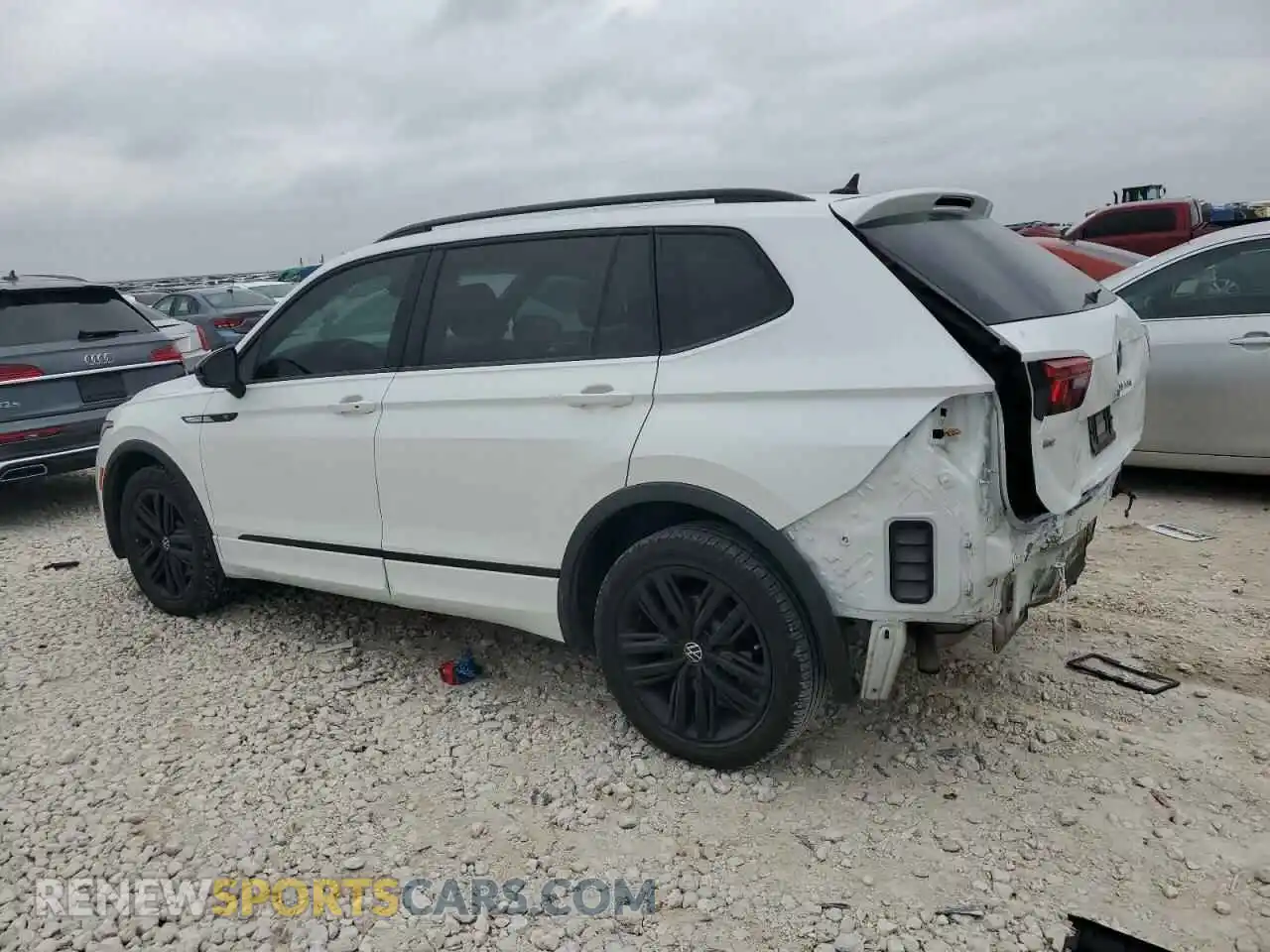 2 fotografías del automóvil dañado 3VVCB7AX0NM169257 VOLKSWAGEN TIGUAN 2022