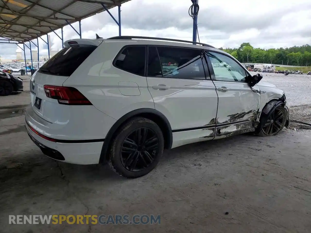 3 Photograph of a damaged car 3VVCB7AX1NM170367 VOLKSWAGEN TIGUAN 2022