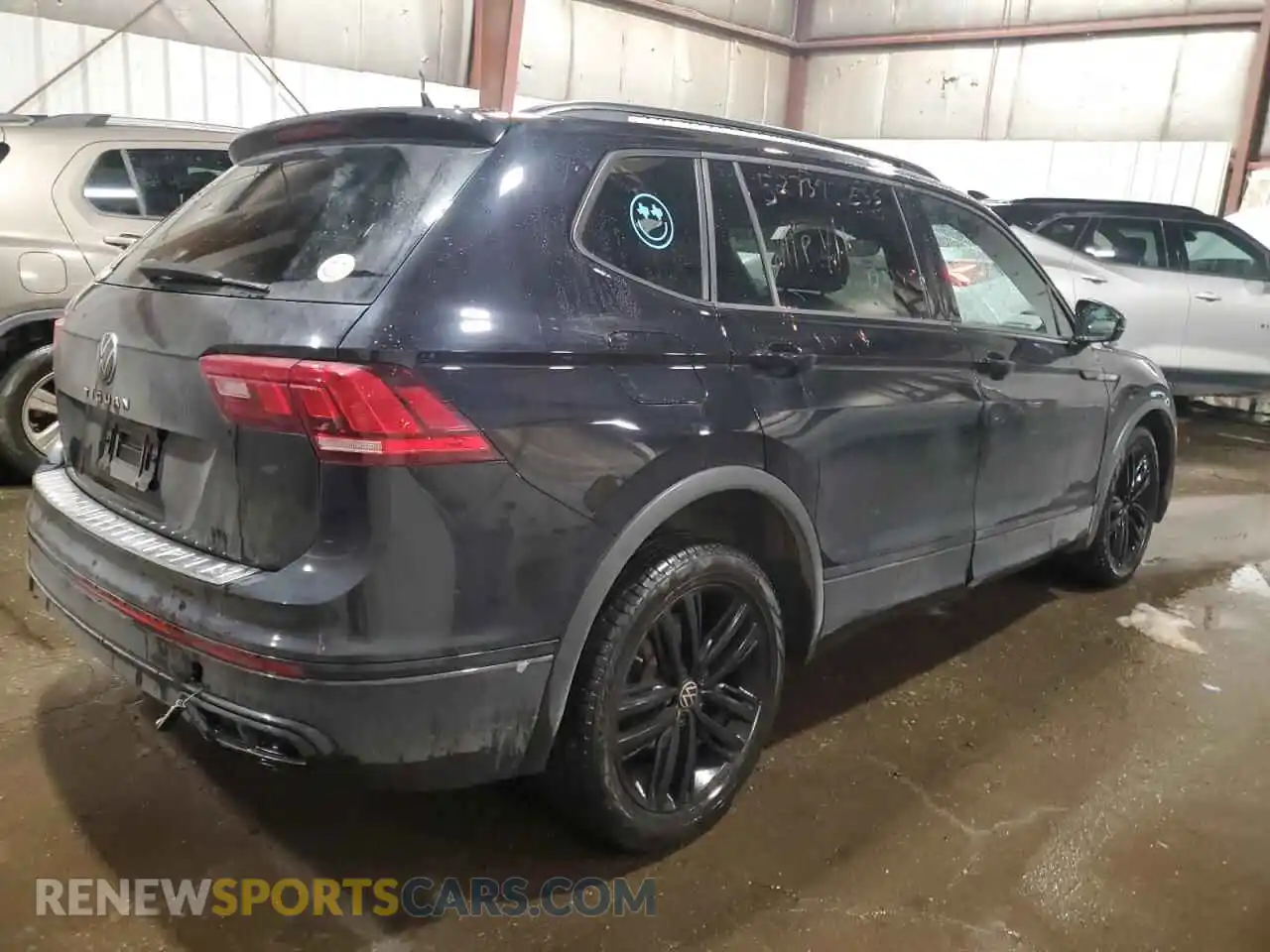 3 fotografías del automóvil dañado 3VVCB7AX2NM045488 VOLKSWAGEN TIGUAN 2022