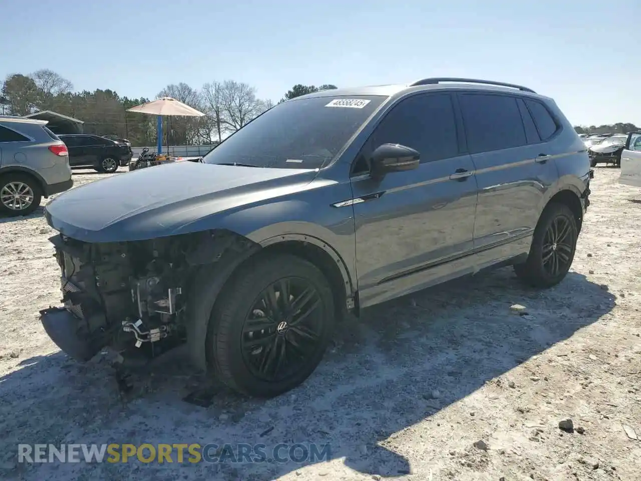 1 Photograph of a damaged car 3VVCB7AX5NM080672 VOLKSWAGEN TIGUAN 2022