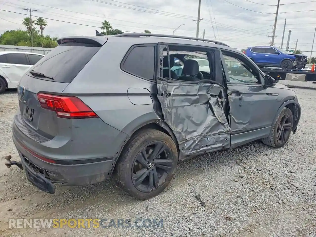 3 fotografías del automóvil dañado 3VVCB7AX4PM057306 VOLKSWAGEN TIGUAN 2023