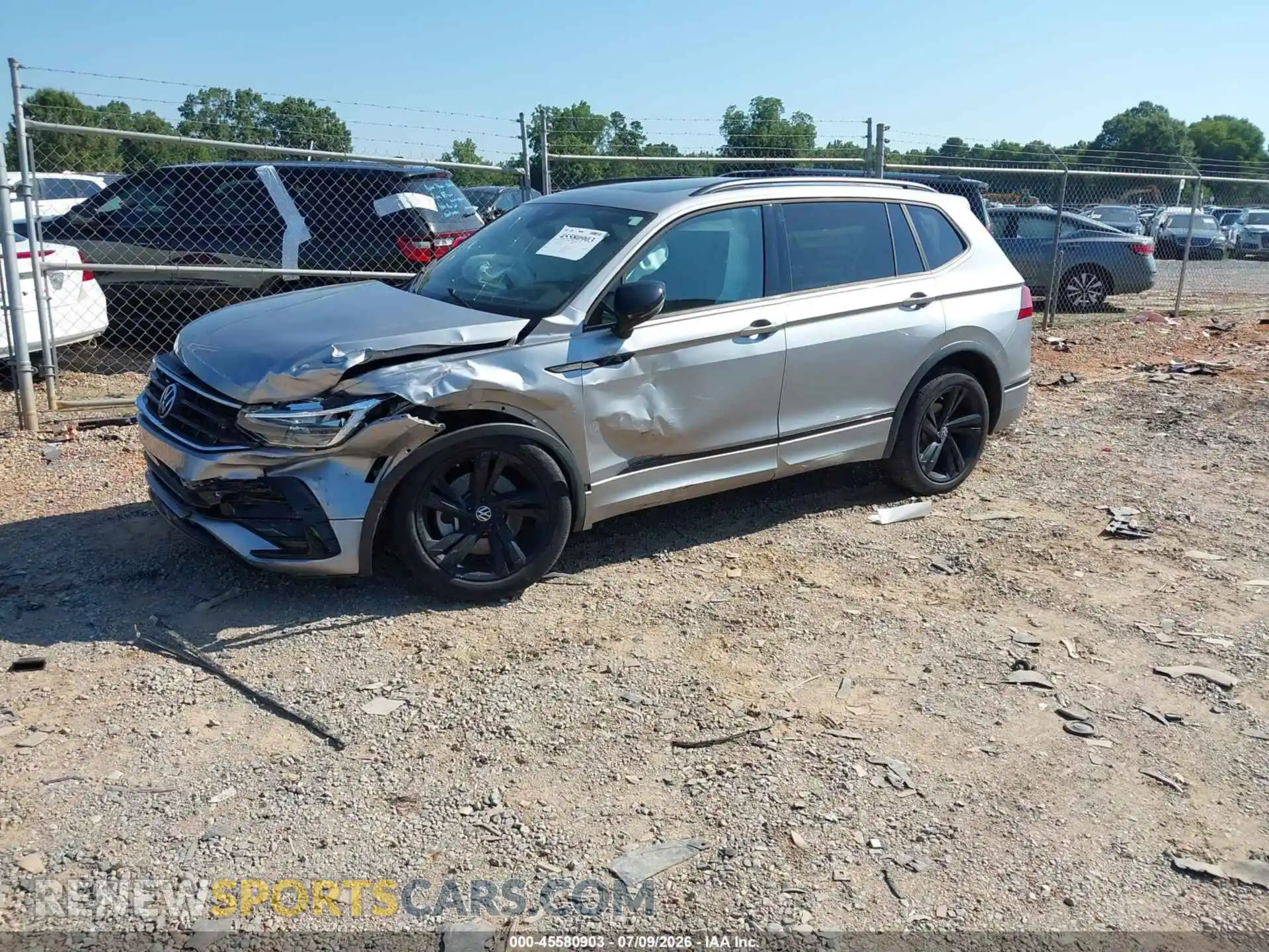 2 Photograph of a damaged car 3VVCB7AX6PM001514 VOLKSWAGEN TIGUAN 2023
