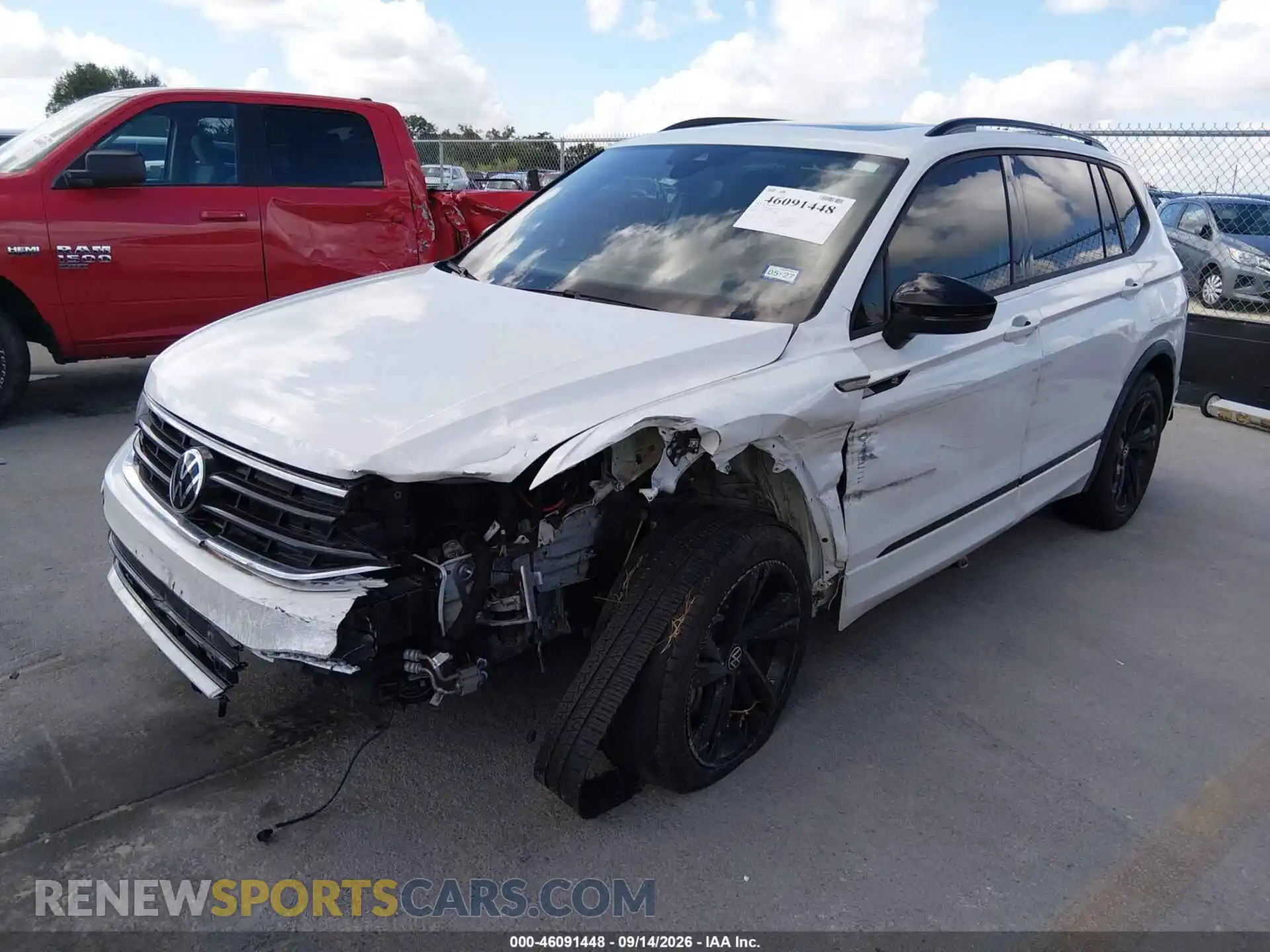 2 Photograph of a damaged car 3VVCB7AX6PM096429 VOLKSWAGEN TIGUAN 2023