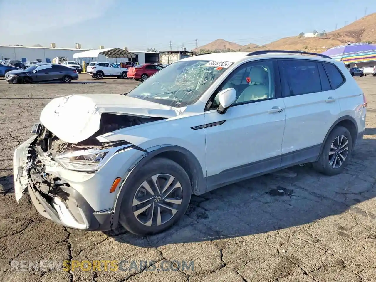 1 fotografías del automóvil dañado 3VVRB7AX2PM065348 VOLKSWAGEN TIGUAN 2023