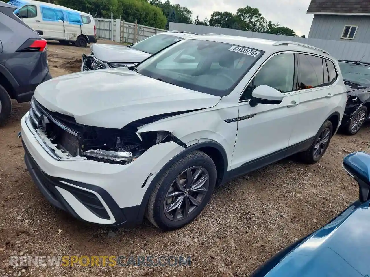 1 Photograph of a damaged car 3VV2B7AXXRM036667 VOLKSWAGEN TIGUAN 2024