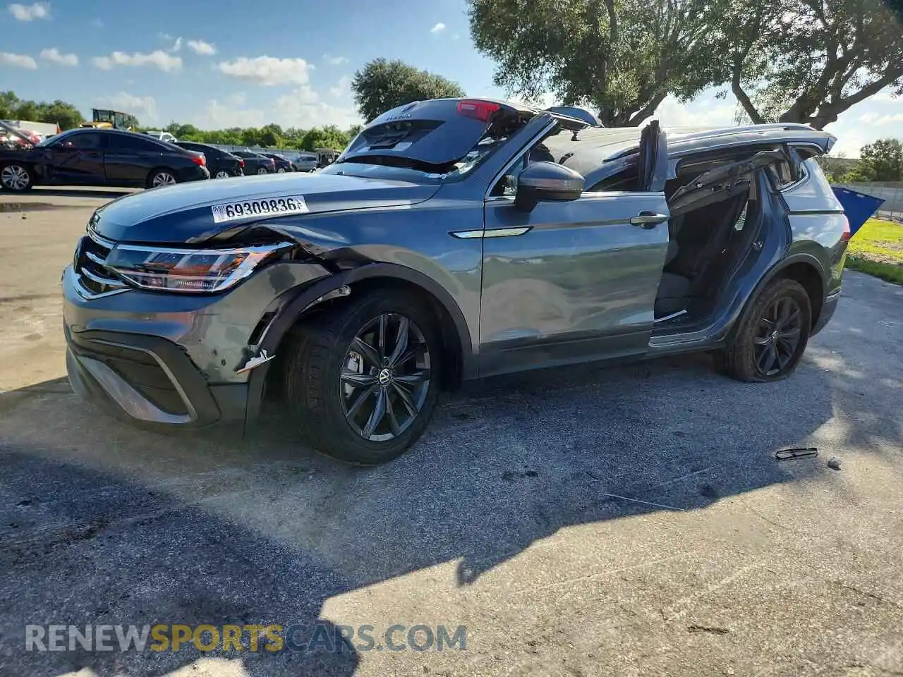 1 Photograph of a damaged car 3VV3B7AX4RM123713 VOLKSWAGEN TIGUAN 2024